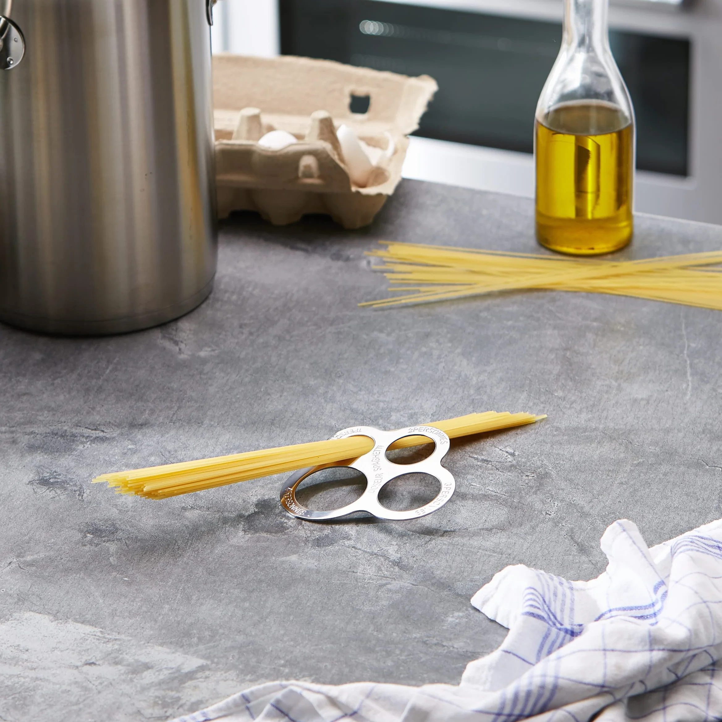 Lacor 62943- Dosatore per Pasta Inox 11x9 cm