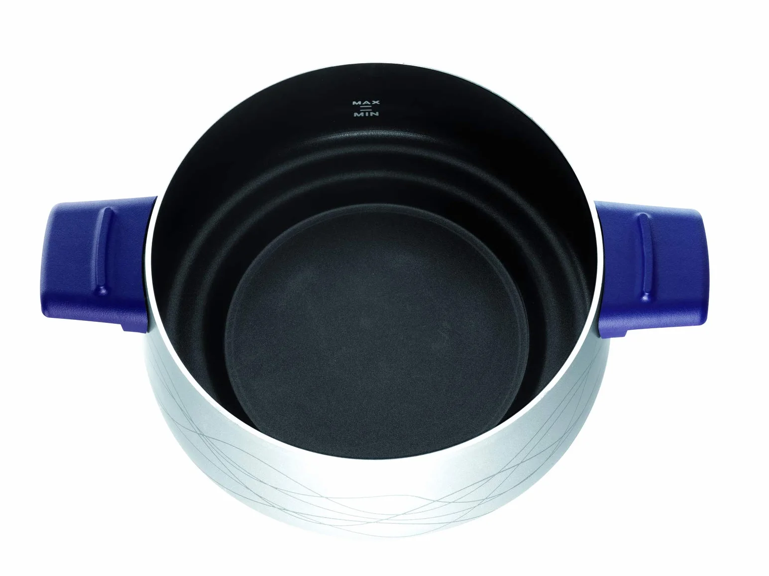 Tefal EF351412 - Apparecchio per fonduta Simply Invent, completo di 1 tegame, 8 forchette e 5 recipienti, colore: blu indaco