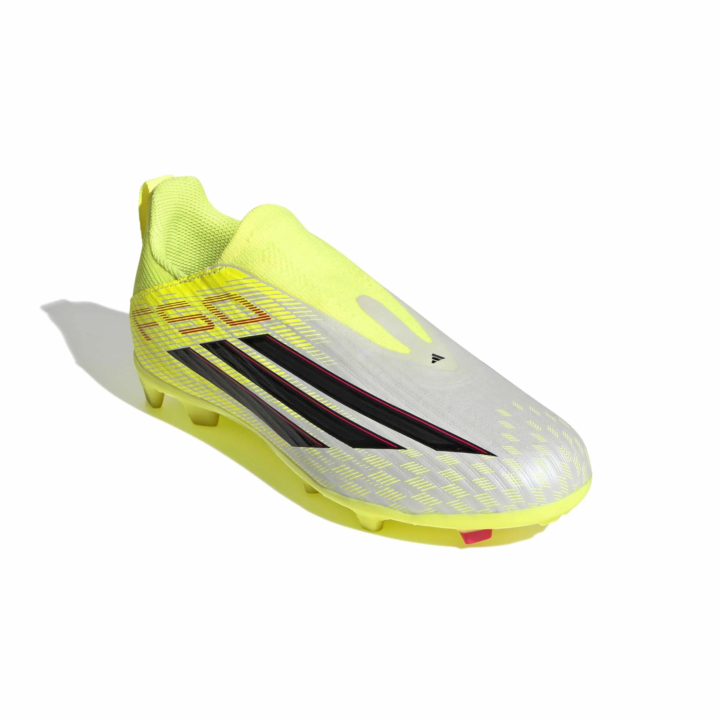 adidas Kids Scarpe da Calcio F50 League Senza Lacci per Terreni Naturali compatti/multiterreno per Bambini e Bambine
