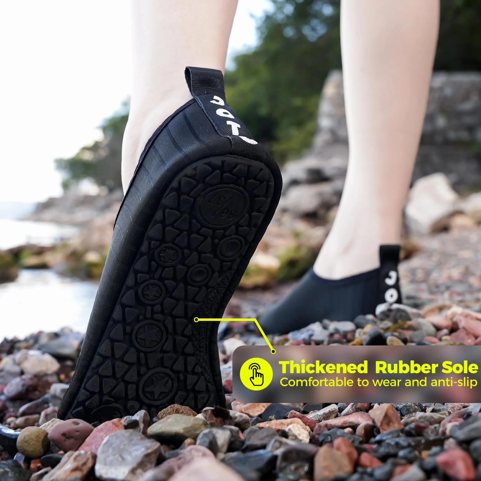 JOTO Scarpe da Scoglio Antiscivolo Acqua Scarpette Mare Asciugatura Rapida Barefoot Spiaggia Snorkeling