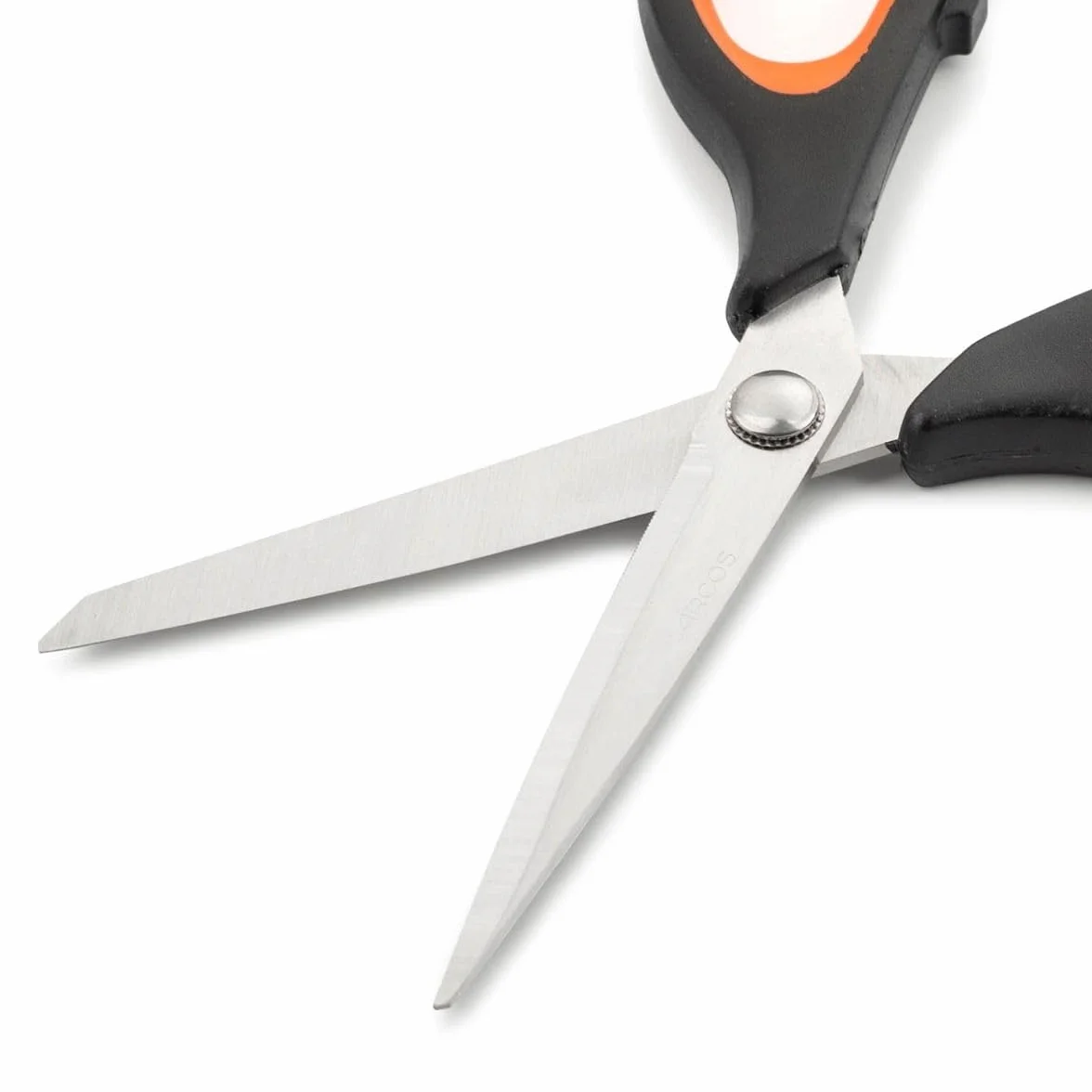 Arcos Serie Prochef - Forbici da Cucina - Lama Acciaio Inossidabile 215 mm - Manico Polipropilene Colore Nero e Rosso