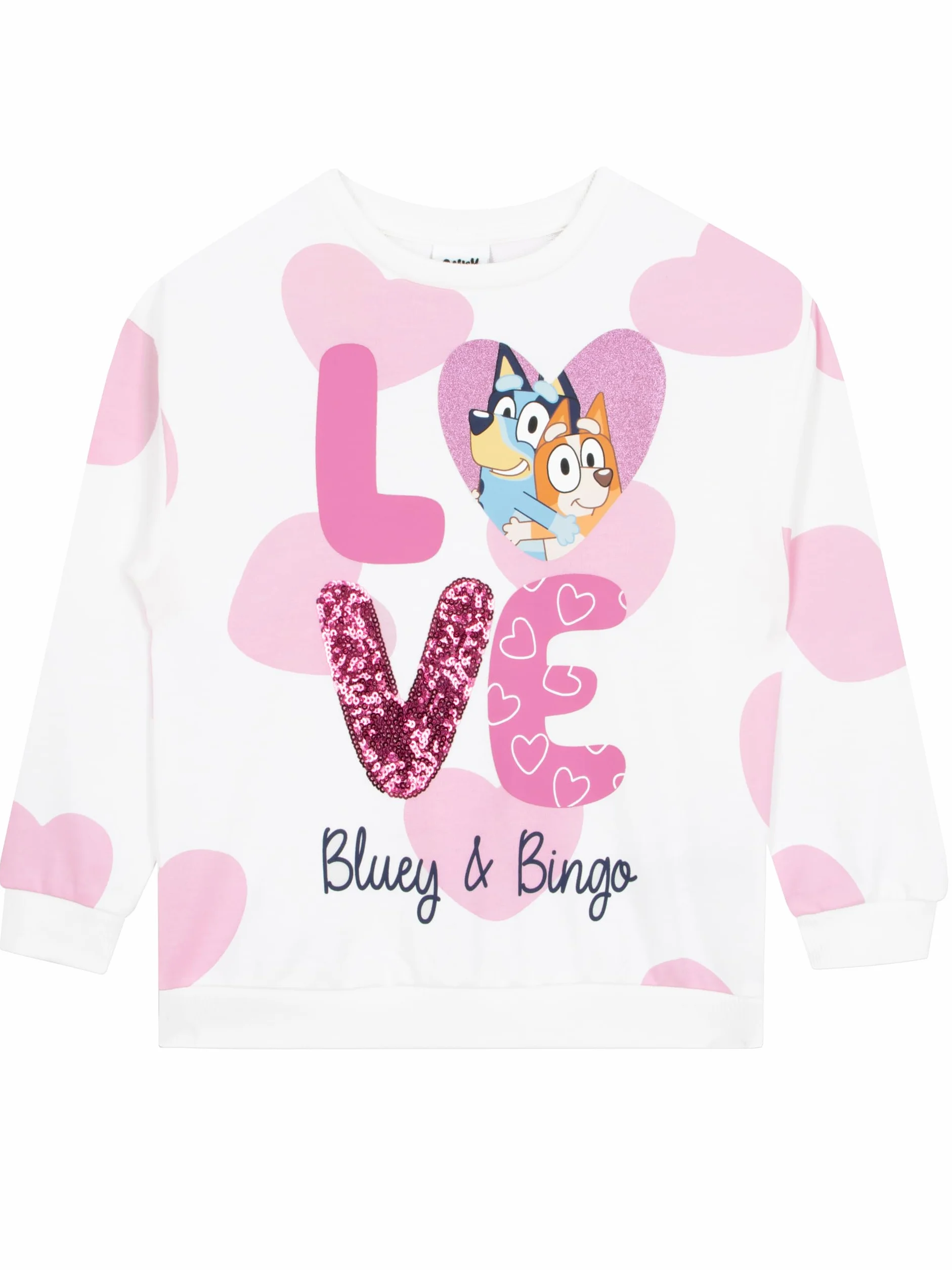BlueY Felpa Bingo Bambina Cotone Ragazza