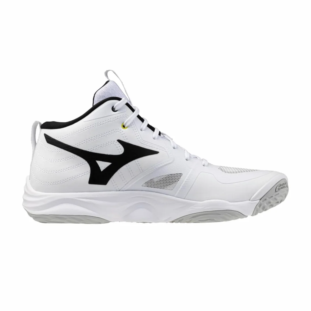 Mizuno Wave Momentum Elite Mid Scarpe da Pallavolo Bianco/Nero Ammortizzazione Enerzy Stabilità Avanzata