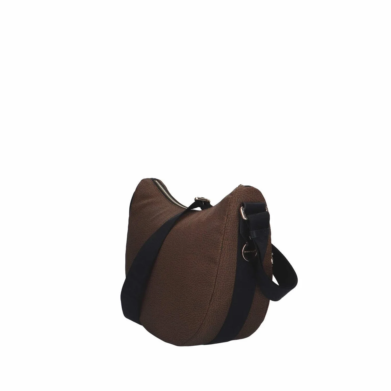 Borbonese - Mezzaluna Castagna/nero art.934108 CASTAGNA/NERO TU