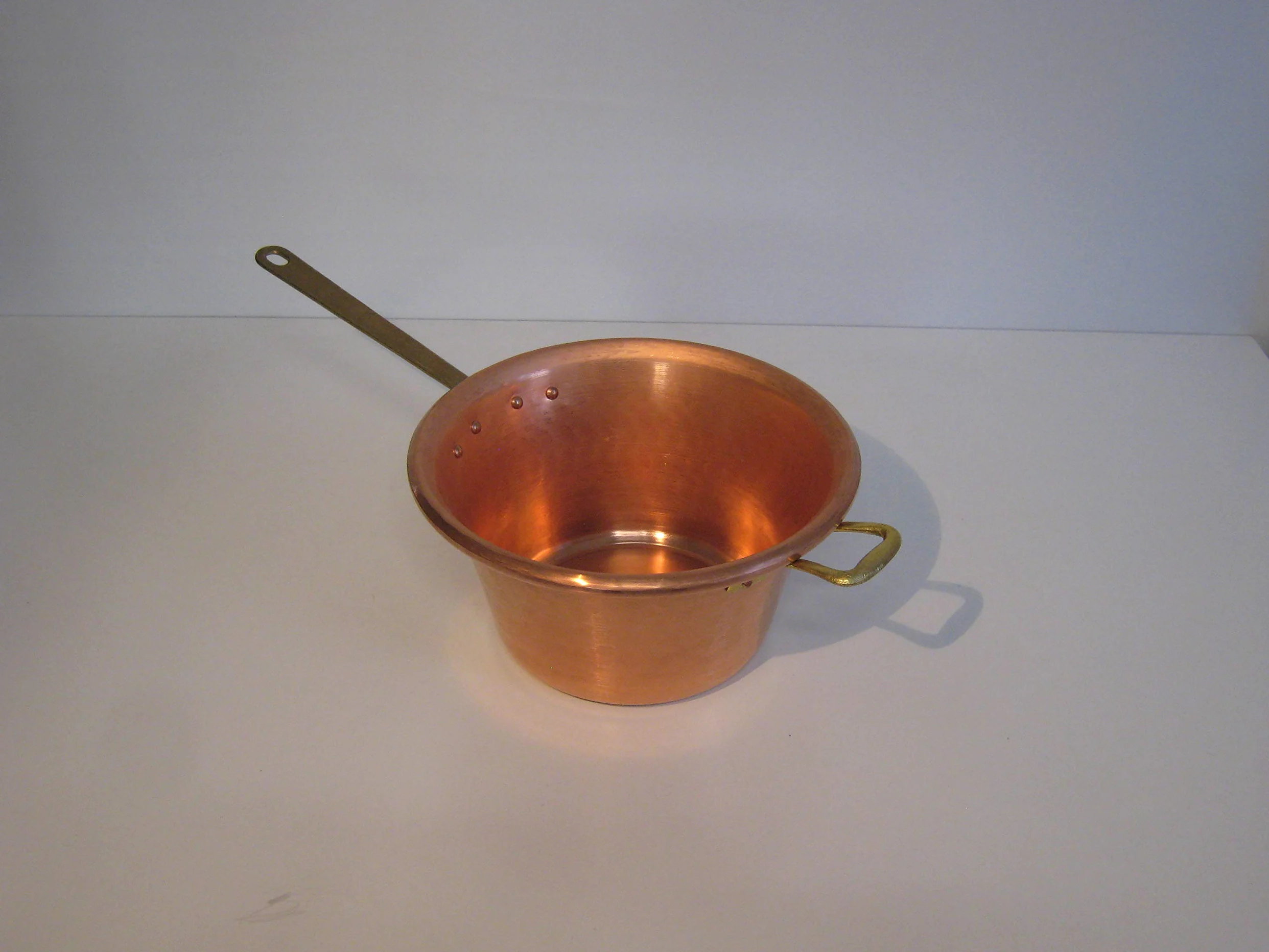CERIANI Paiolo in Rame per Polenta Manico in Ottone Diametro 24cm