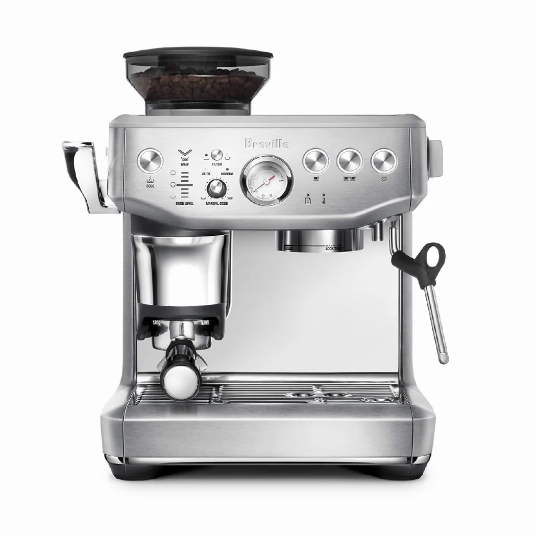 Breville Barista Express® Impress BES876BSS - Macchina da caffè in acciaio INOX spazzolato