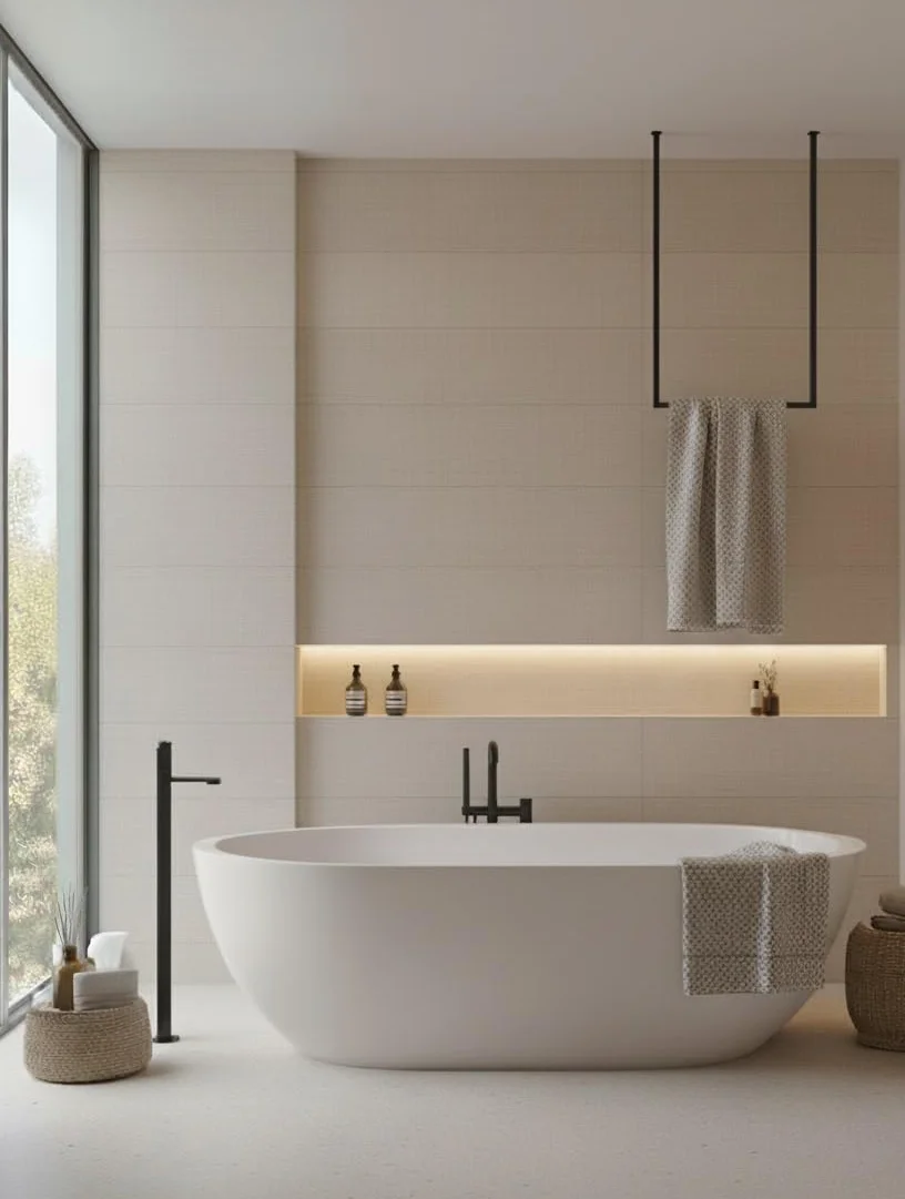 TAVO Appendiabiti da Soffitto in Acciaio Nero Opaco 80x100 cm