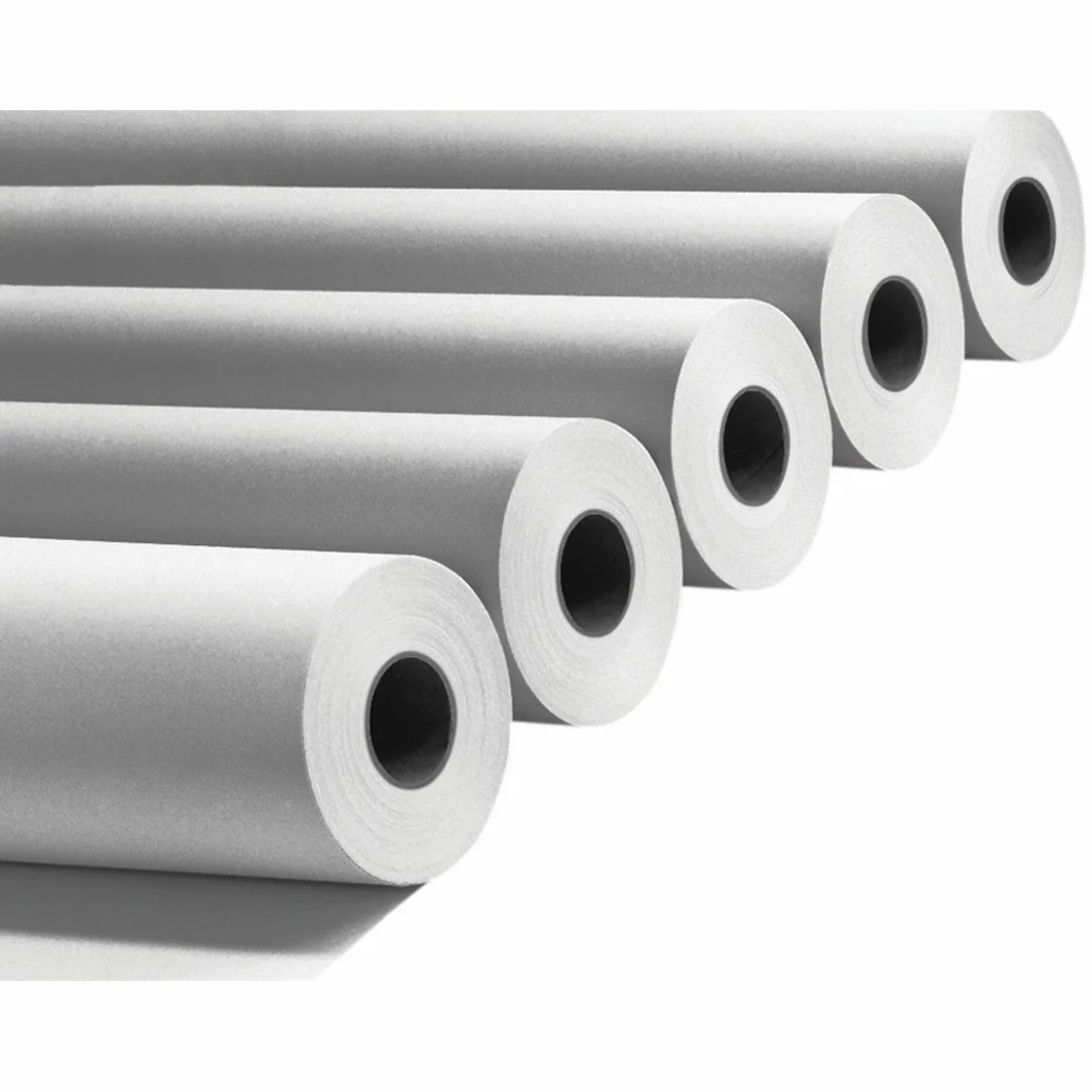 CONFEZIONE 4 ROTOLI CARTA PLOTTER IN ROTOLO 90 GR. Formato 610mm x 50m compatibili per HP e EPSON STYLUS