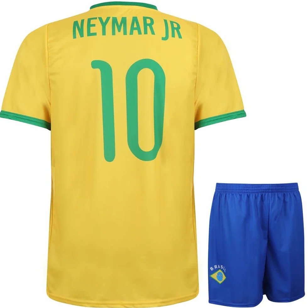 Maglia Brasile Calcio Neymar - Bambini e Adulti