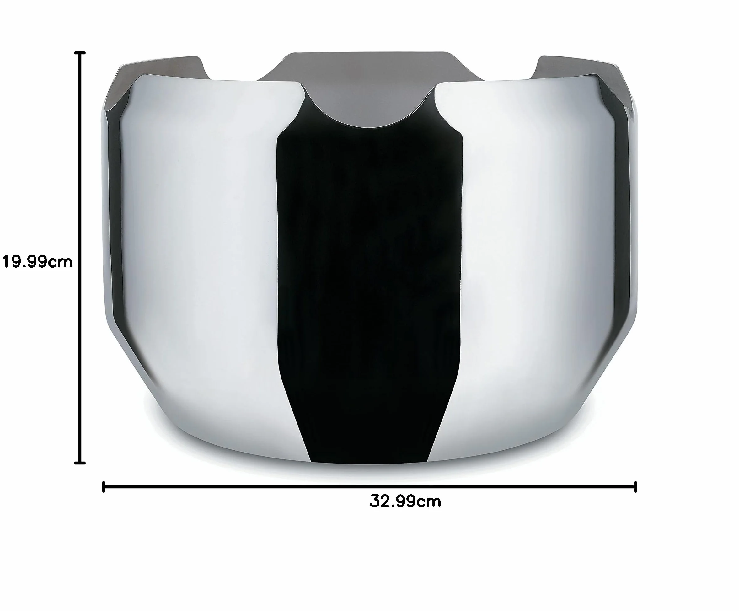 Alessi GIA17 Noè, Vasca Portabottiglie in Acciaio Inossidabile 18/10, Colore: Argento, Finitura Lucida