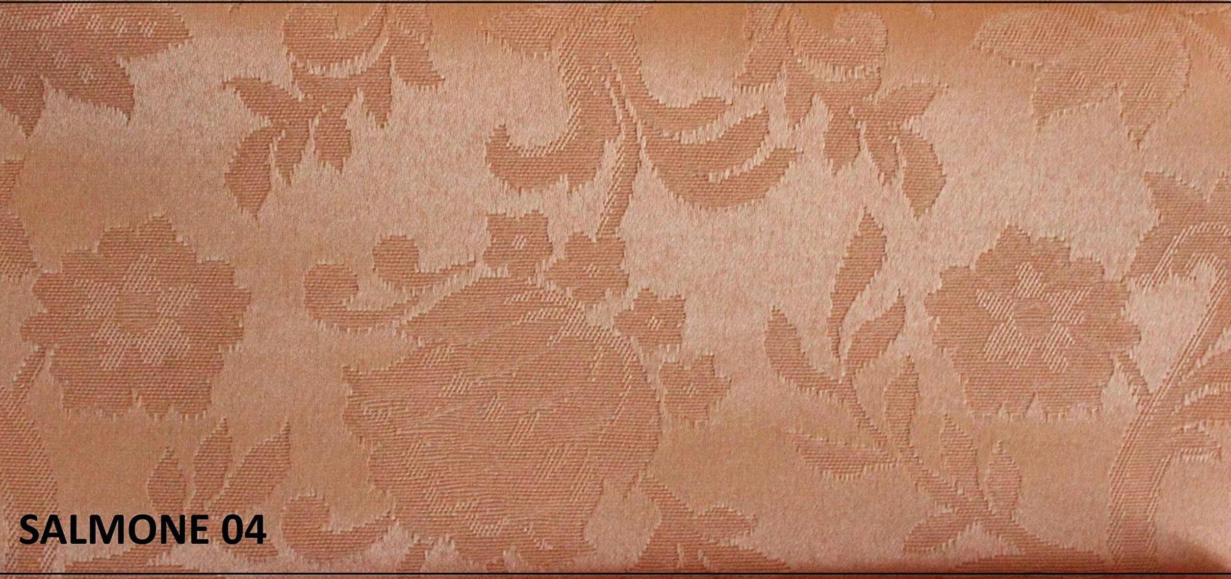 RICAMI FIORENTINI BALDI Tovaglia antimacchia Rettangolare per 16 Cm 180X320. Antimacchia No Stiro Tipo fiandra rifinitura Orlo Dritto. Molto Resistente. Prodotto Artigianale Toscano. Salmone 04