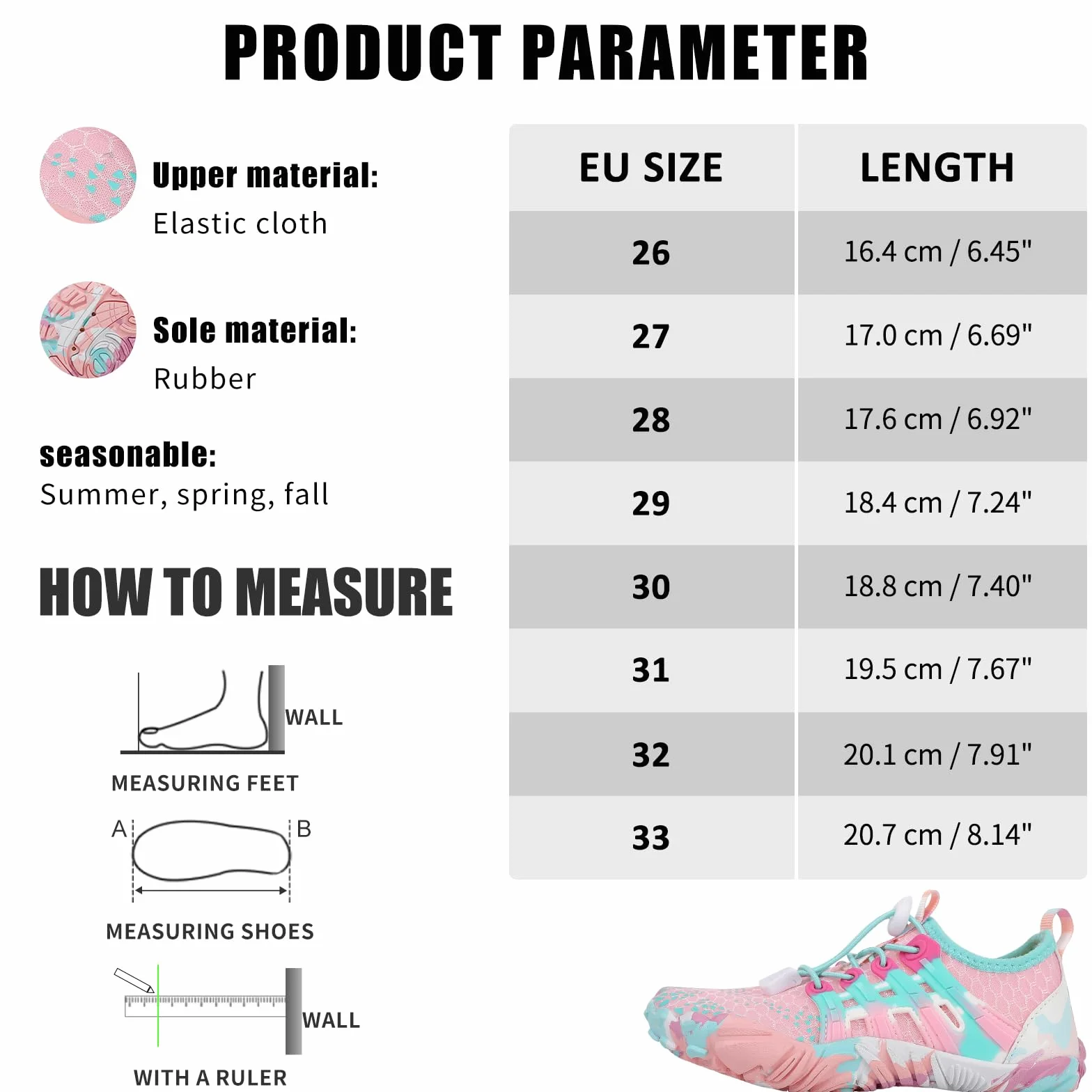 Scarpe da Scoglio Bambino Scarpe Mare Bambina Scarpe da Acqua Antiscivolo Bambini Scarpe da Spiaggia Ragazze Ragazzi Scarpette da Immersione Piscina Bagno Surf Nuoto Sport