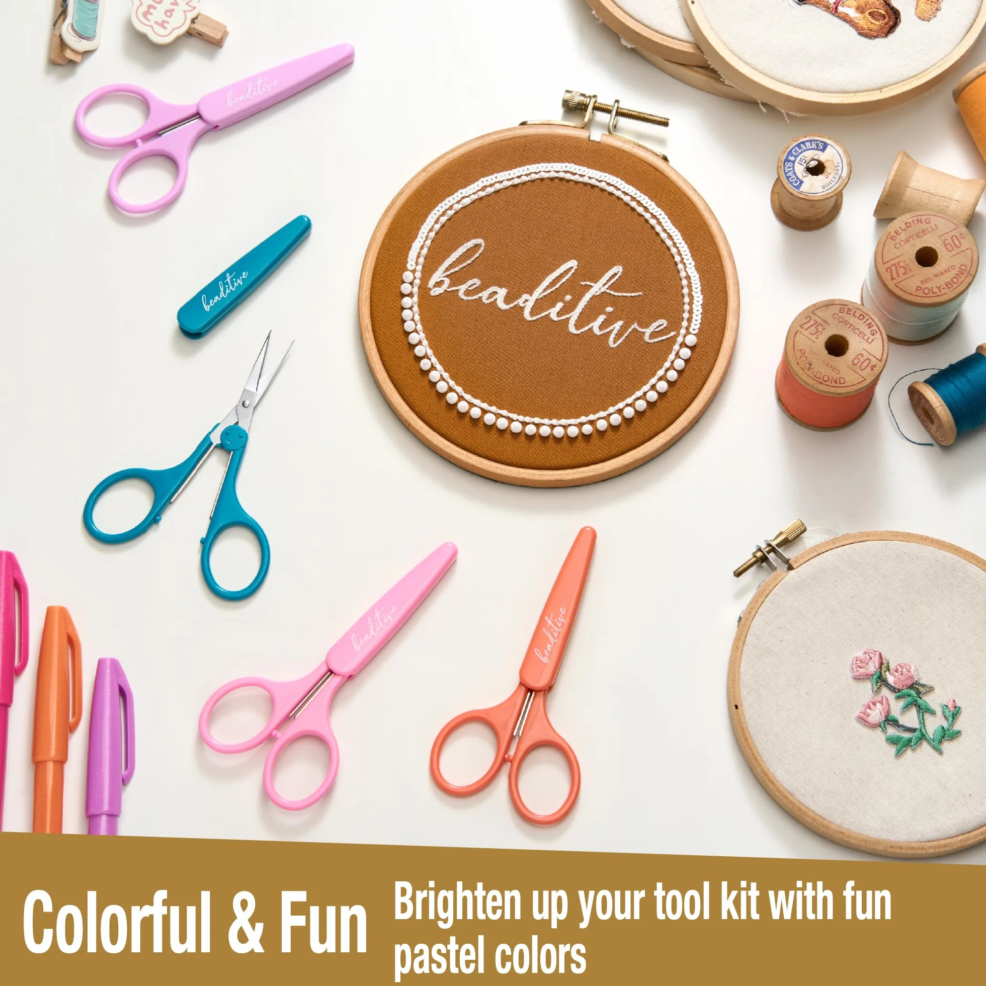 Forbici Precisione Alta Acciaio Inossidabile Set 2 Pezzi Taglio Carta Scrapbooking Cucito