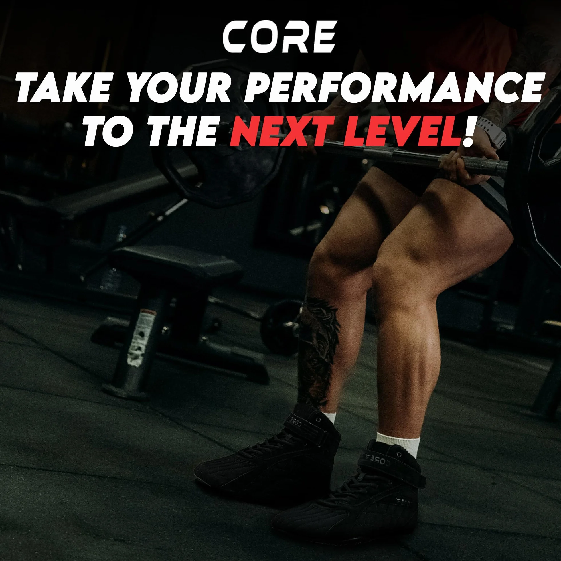 Nordcore Scarpe Bodybuilding Palestra Uomo Donna Sollevamento Pesi Powerlifting Deadlifting Squat Suola Piatta Antiscivolo Supporto Arco Plantare