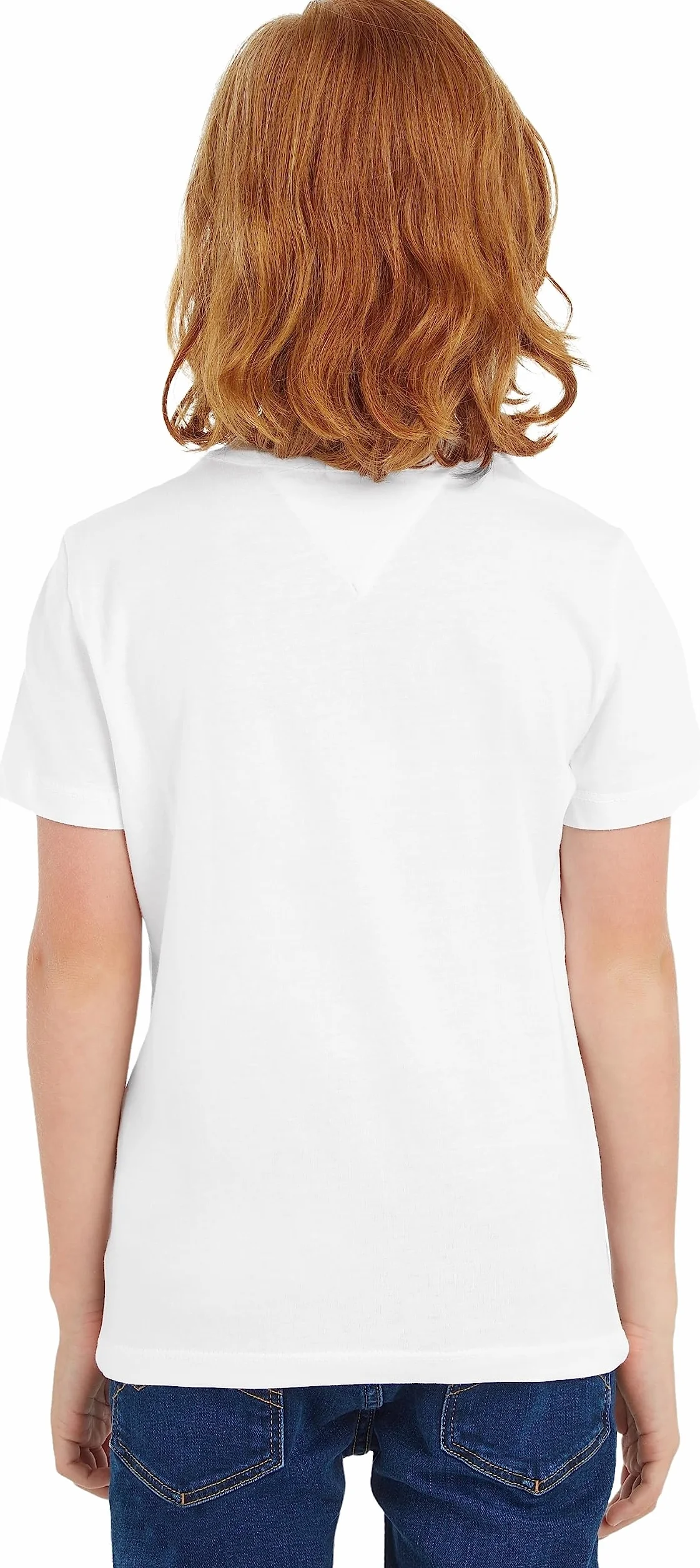 Tommy Hilfiger T-Shirt Maniche Corte Essential Tee Scollo Rotondo Unisex Bambini