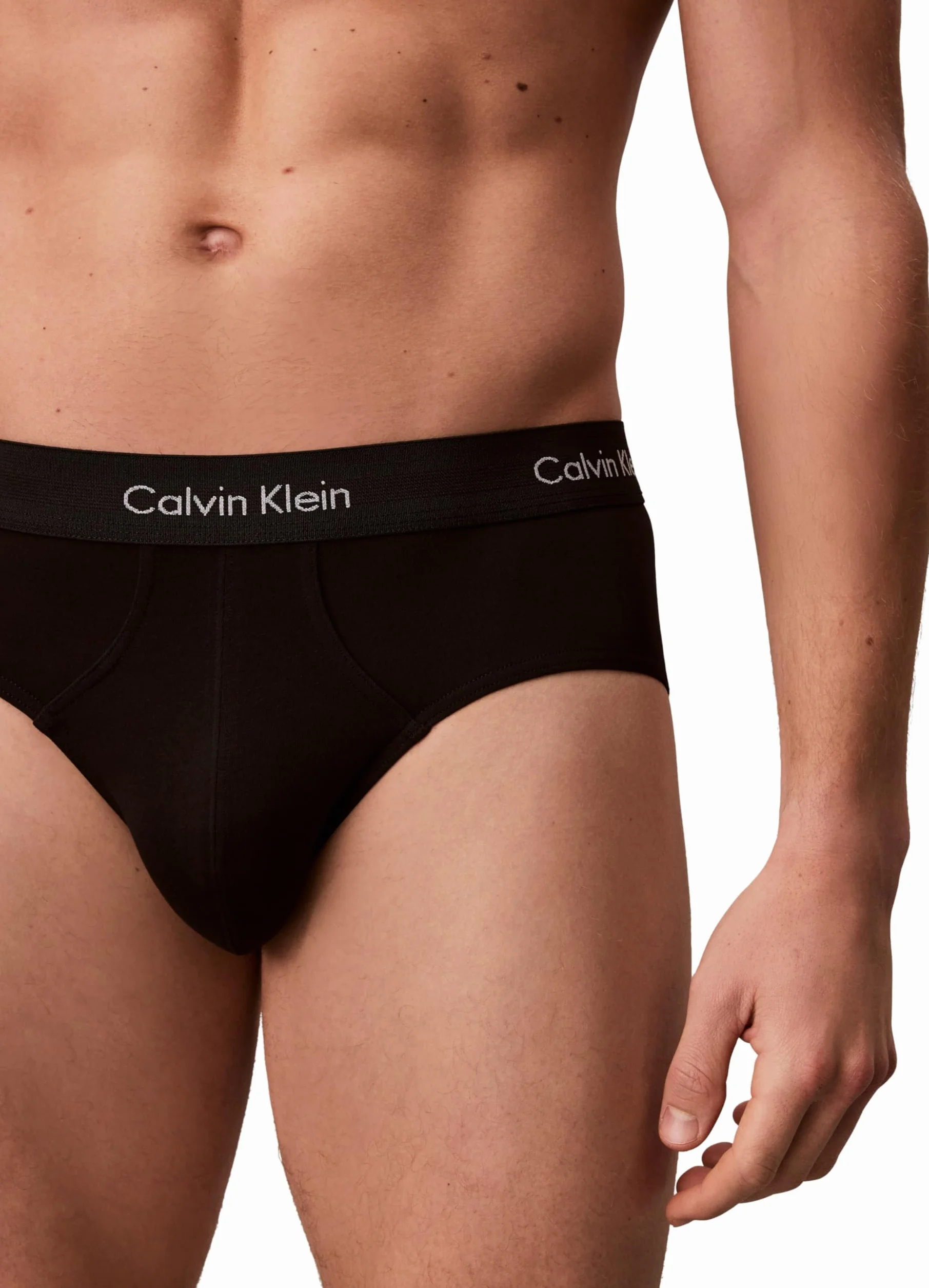 Calvin Klein Raffreddamento Cotone Stretch 3 Pack Breve, Nero/Bianco/Grigio