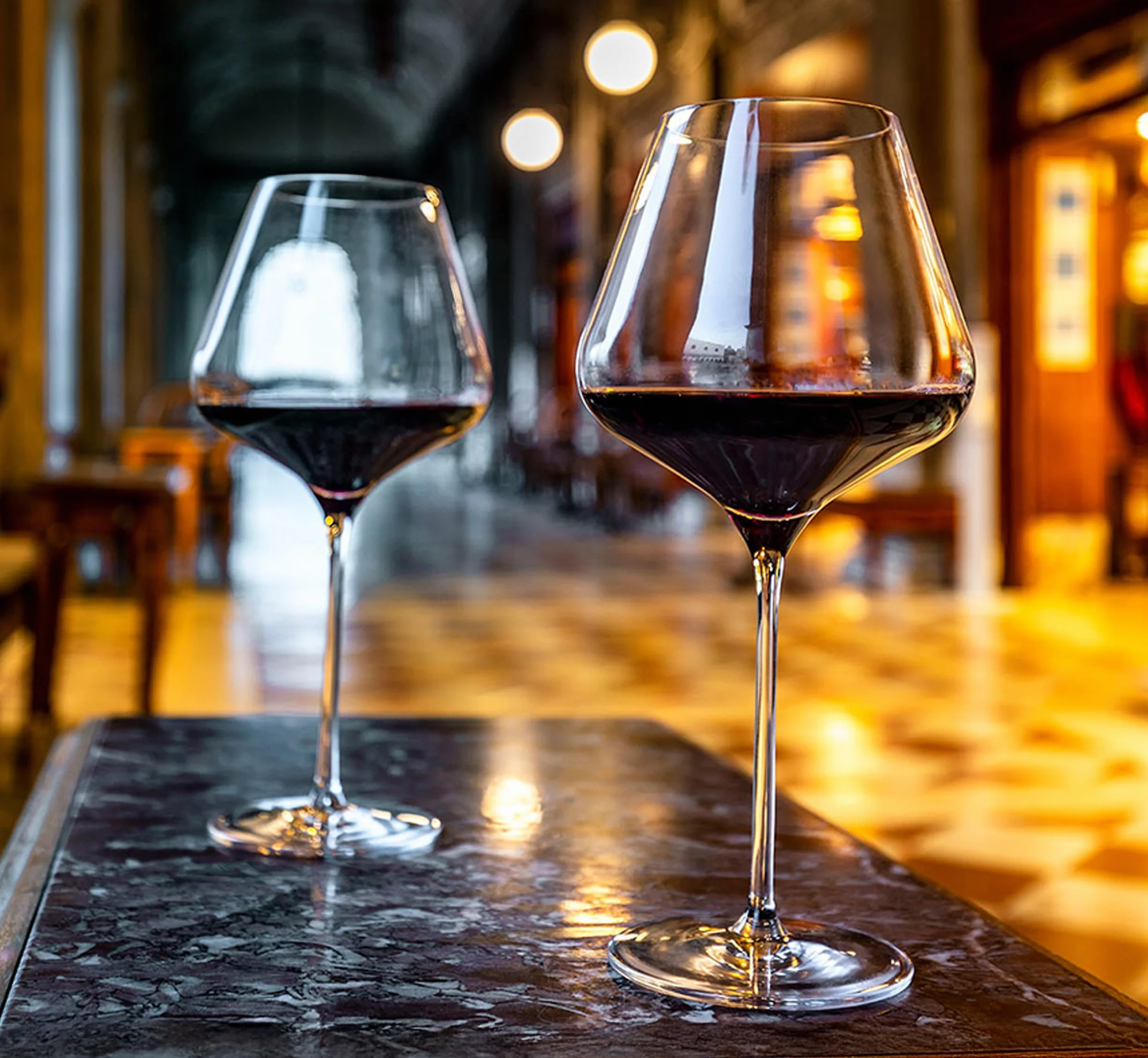 Stölzle Lausitz Bicchieri borgogna Quatrophil Set di 6, 710 ml – Calici da vino rosso in Vetro Cristallo