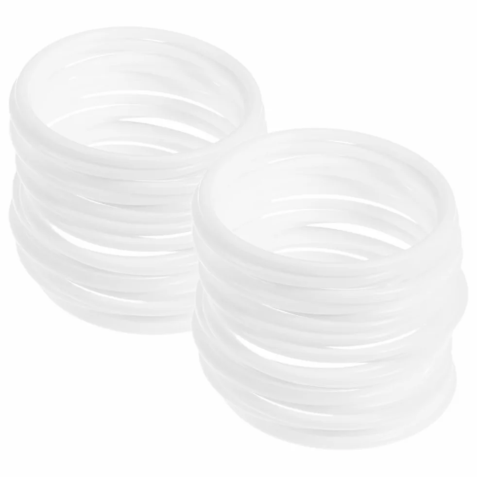 Operitacx 30 Anelli Plastica 3.94In Cerchi Acchiappasogni Macramè Fai Da Te Cornici Decorazioni Appese