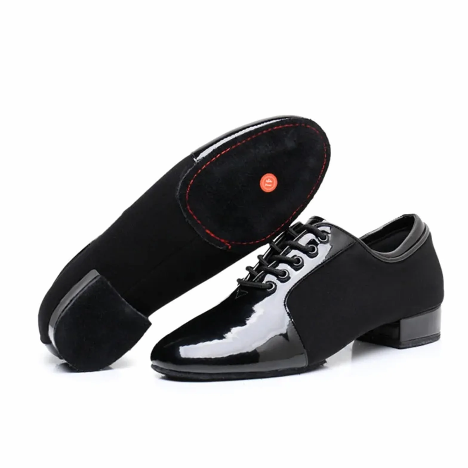 Scarpe da danza latina per uomo Tacchi 2,5 cm Oxford tessuto traspiranti 43
