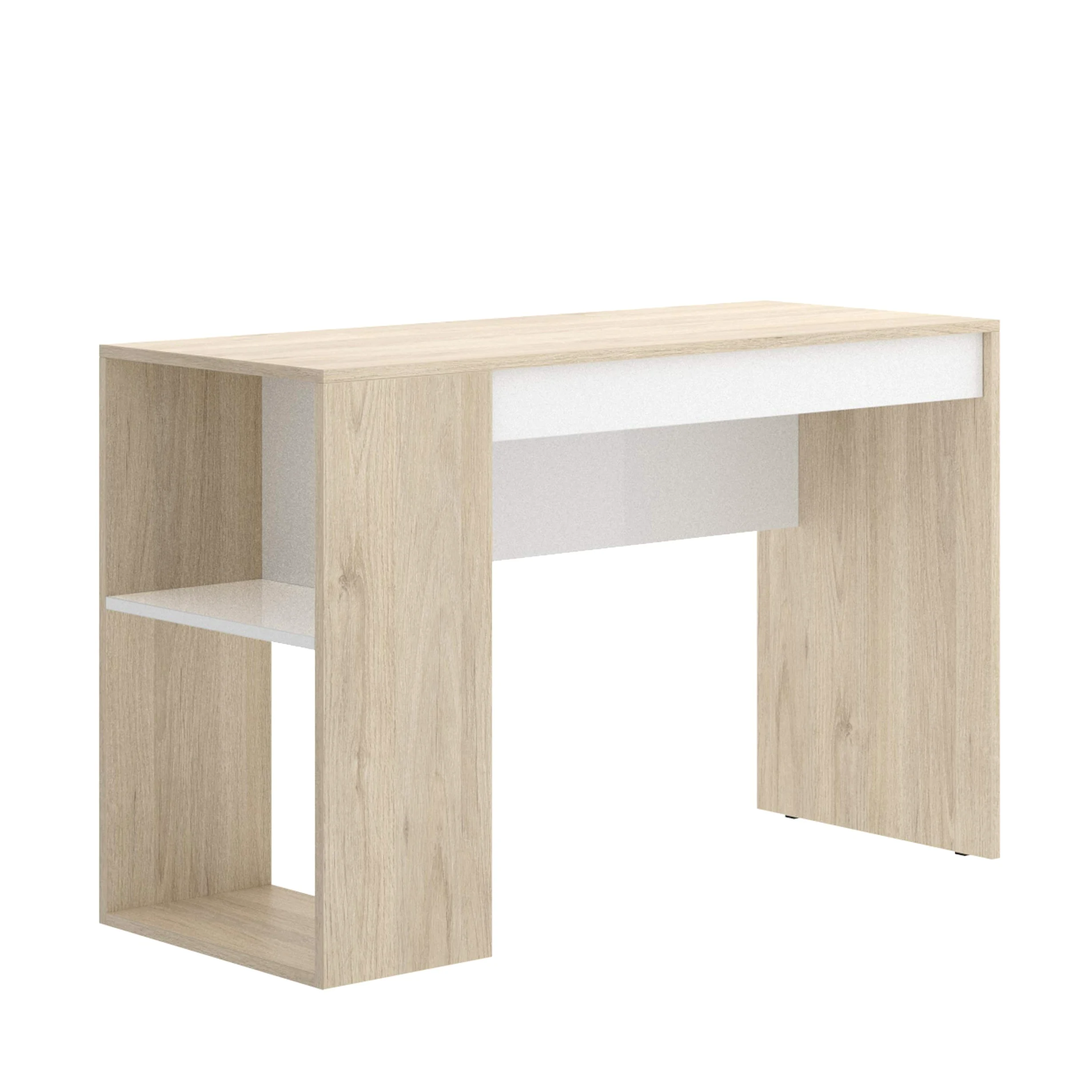 Rimobel DEKIT Grupo TEO Tavolo Scrivania, Legno, Naturale/Bianco, Normale