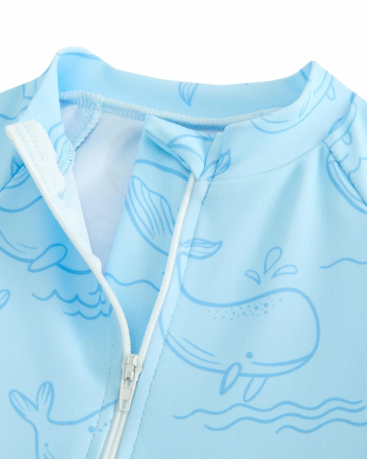 Costume da bagno intero con chiusura a strappo protezione UV bambini 3 mesi-3 anni