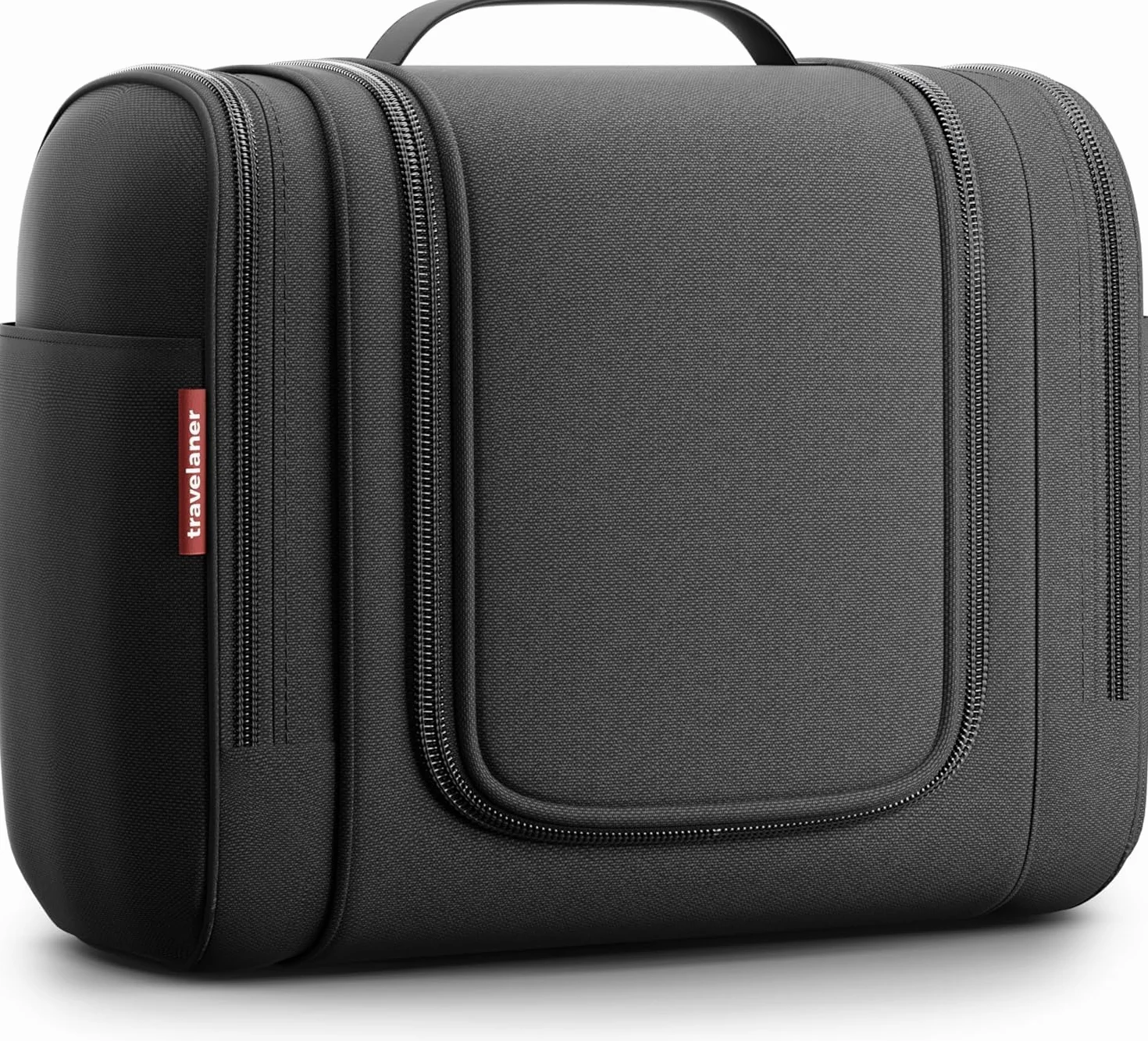 Travelaner® Borsa da Toilette Uomo e Donna 3-in-1 Beauty Case da Viaggio da Appendere 7L Impermeabile Nero