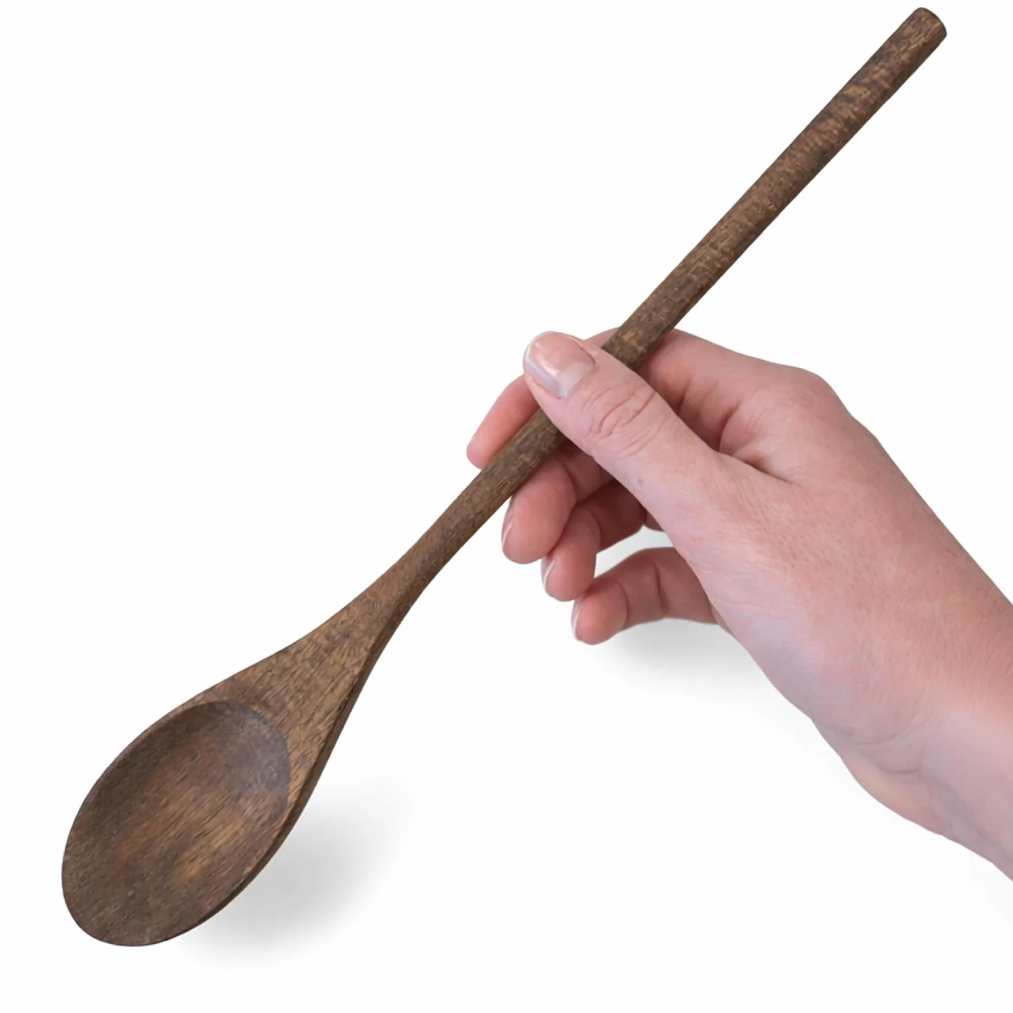 com-four® set utensili cucina 6 pezzi in legno di acacia – cucchiaio, spatola e cucchiaio forato – accessori robusti e delicati per padelle e pentole (acacia in 6 pezzi)