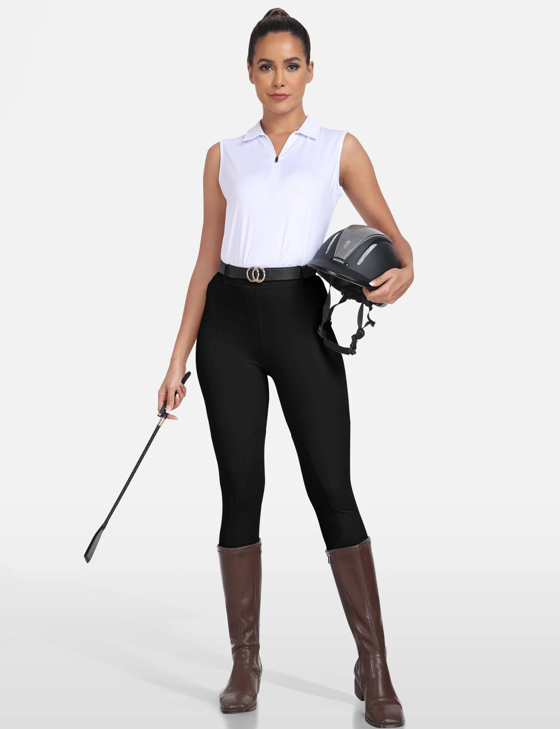 MoFiz Donna Equestrian Sports Breeches Basic Womens Riding Jodhpurs