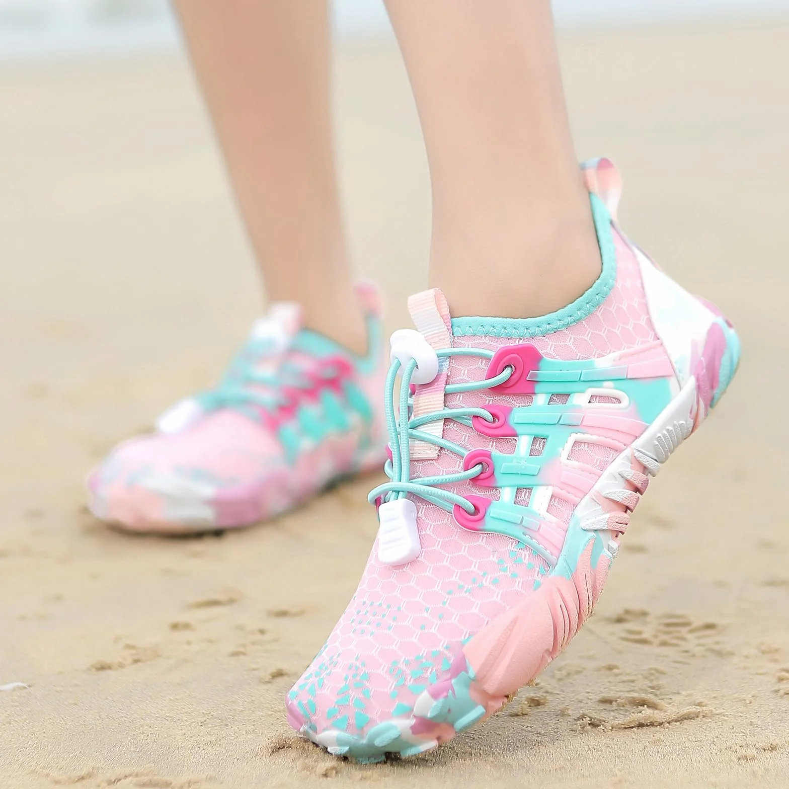 Scarpe da Scoglio Bambino Scarpe Mare Bambina Scarpe da Acqua Antiscivolo Bambini Scarpe da Spiaggia Ragazze Ragazzi Scarpette da Immersione Piscina Bagno Surf Nuoto Sport