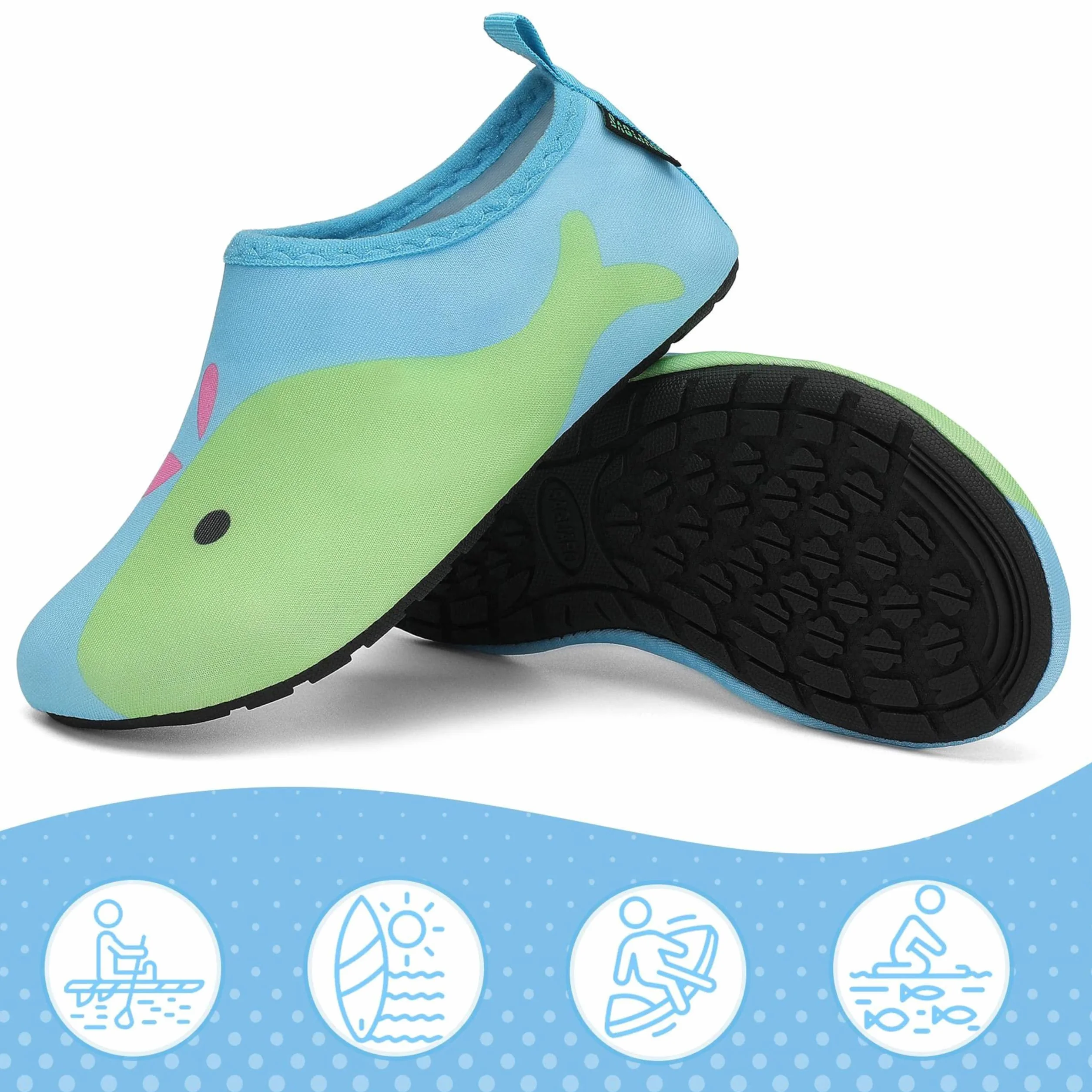 SAGUARO Bambini Ragazze Scarpe da Mare Spiaggia Water Shoes Taglia 20-37 EU