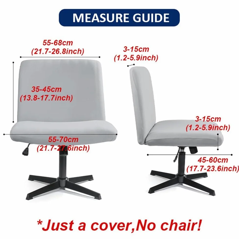 Copribraccioli moderni in velluto e peluche per sedie da ufficio, ampio design incrociato, protezione posteriore elastica, elegante tappezzeria bianca, perfetta per uso domestico e ufficio.