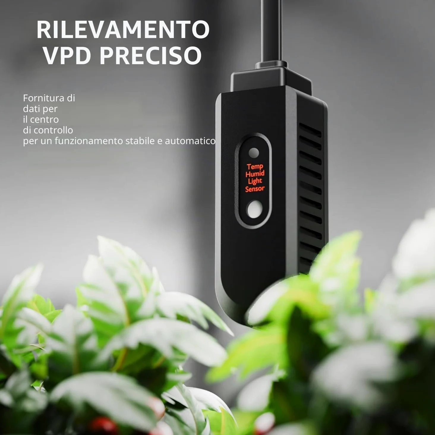 Spider Farmer Nuovo umidificatore da 450 ml/h per piante Tenda da coltivazione Camera da letto, GGS Smart Umidificatore a ultrasuoni con igrometro Nero Piccolo 5 L