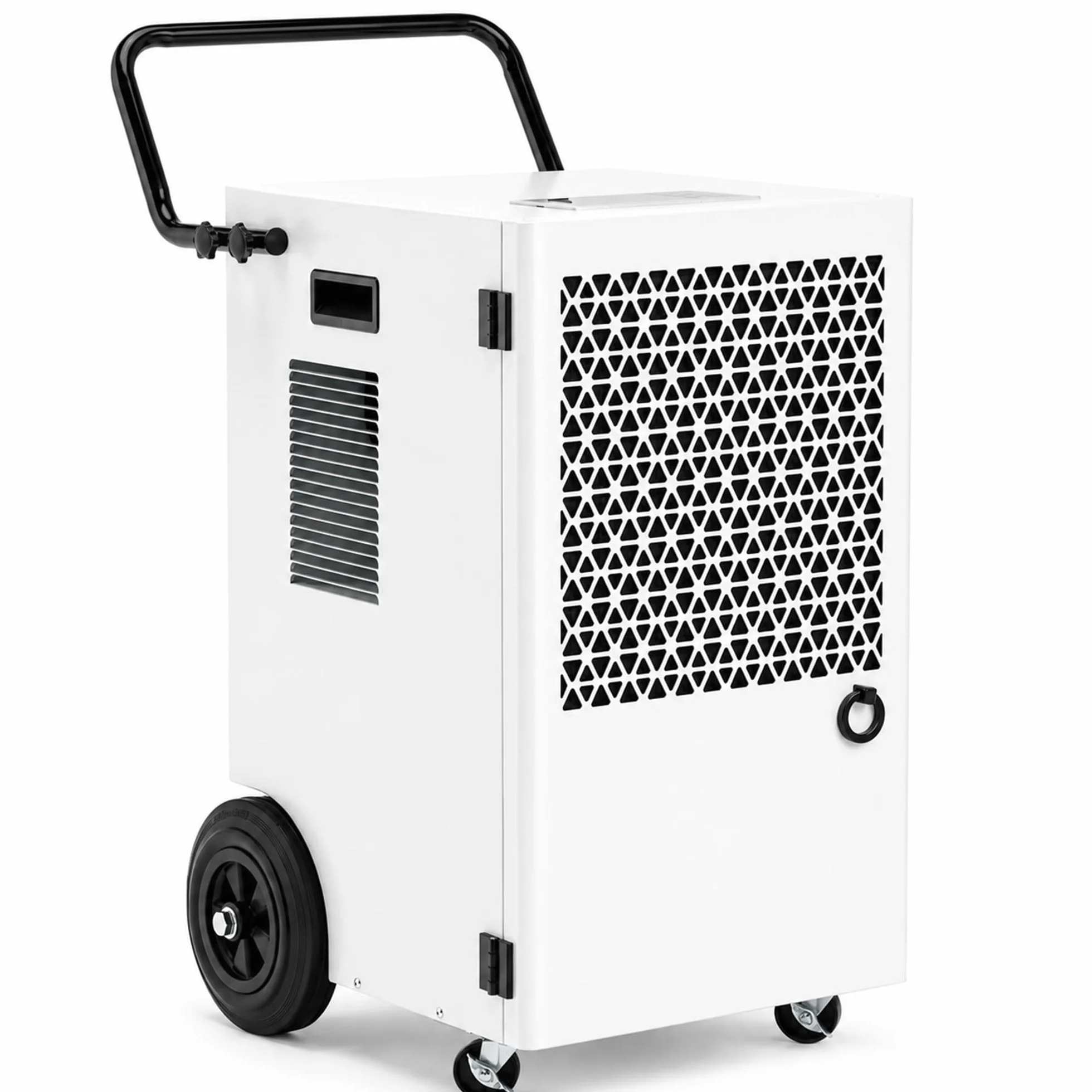 Deumidificatore Professionale Commerciale 120L: Deumidificatore Professionale Scarico Continuo Tubo 2m R290 Compressore 300m²/600m³ per Magazzino Garage Officina Cantina Lavanderia Deposito