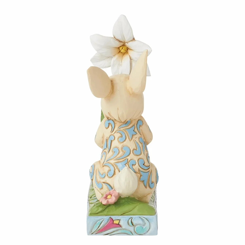 Enesco Heartwood Creek by Jim Shore - Statuetta di coniglietto con giglio
