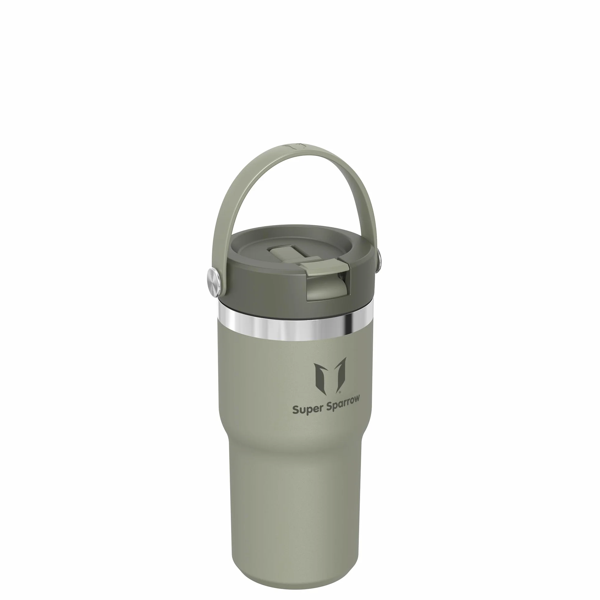 Sparrow Borraccia Termica 620ml 900ml 1.2L Twistpath Tappo Flex Cannuccia Senza BPA Inox Portabevande