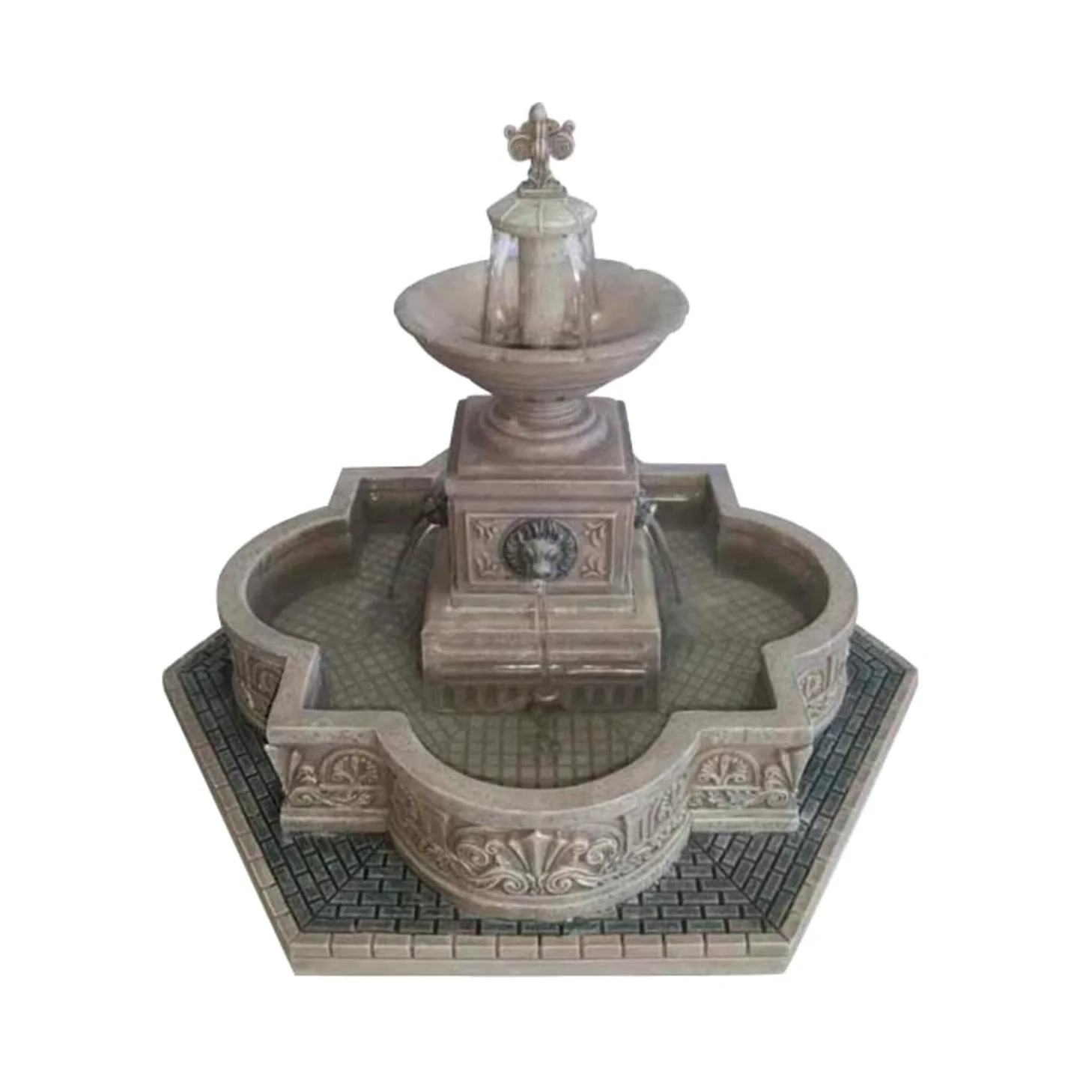 LEMAX FONTANA MODULAR PLAZA FOUNTAIN COD 64061 VILLAGE