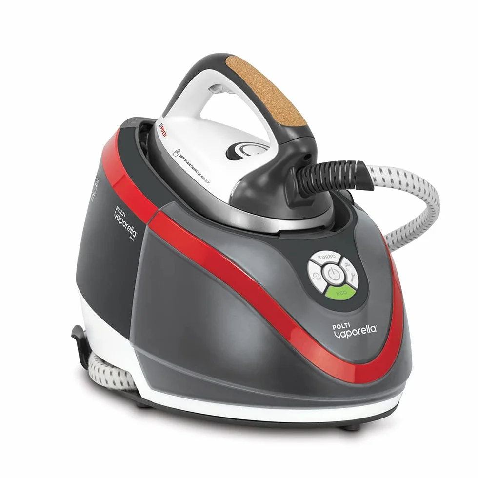 Polti Vaporella Next VN18.30, Ferro da Stiro a Vapore con Caldaia, Pressione fino a 6 Bar, Potenza 2200 W, Funzione Eco e Turbo, Autonomia Illimitata, Steam Pulse 350 g, Grigio e Rosso