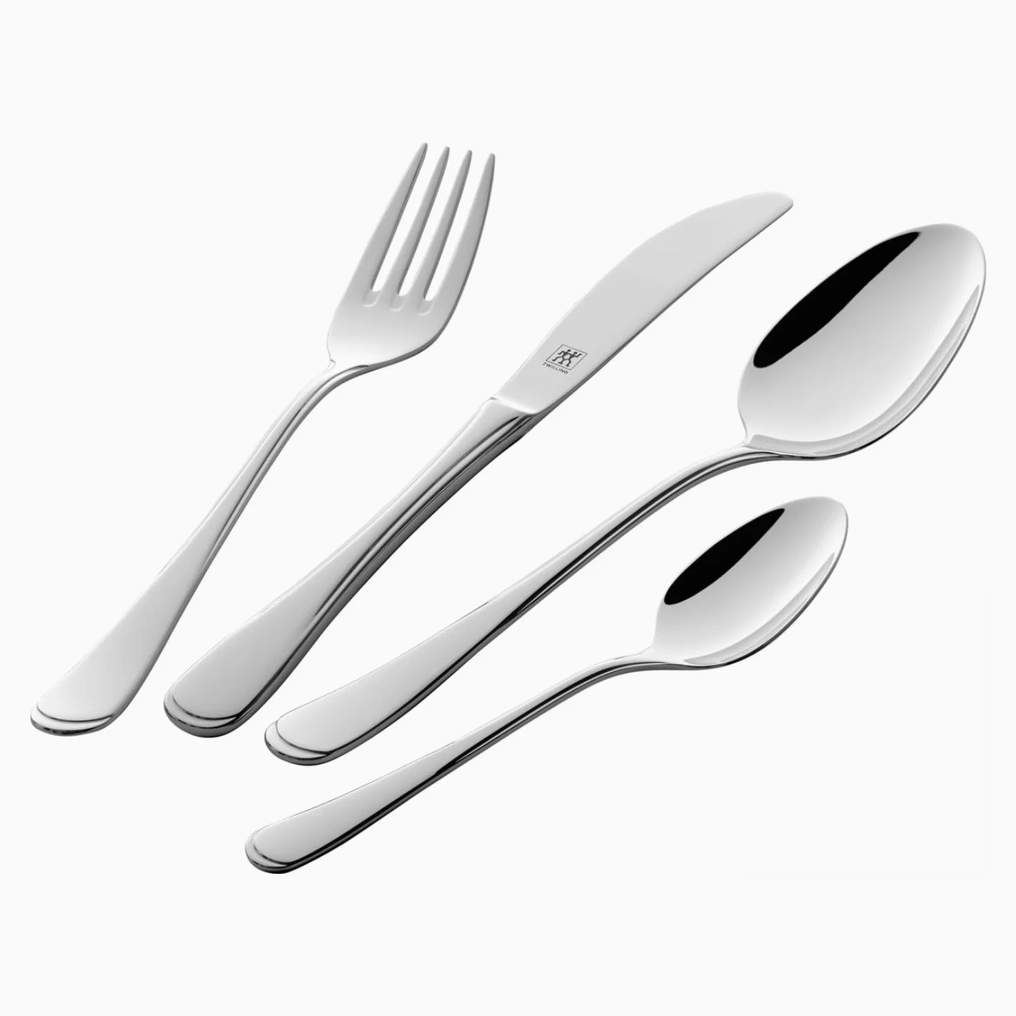 ZWILLING Set di 68 posate da tavola per 12 persone in acciaio inossidabile 18/10 di alta qualità, lucidate serie Nottingham