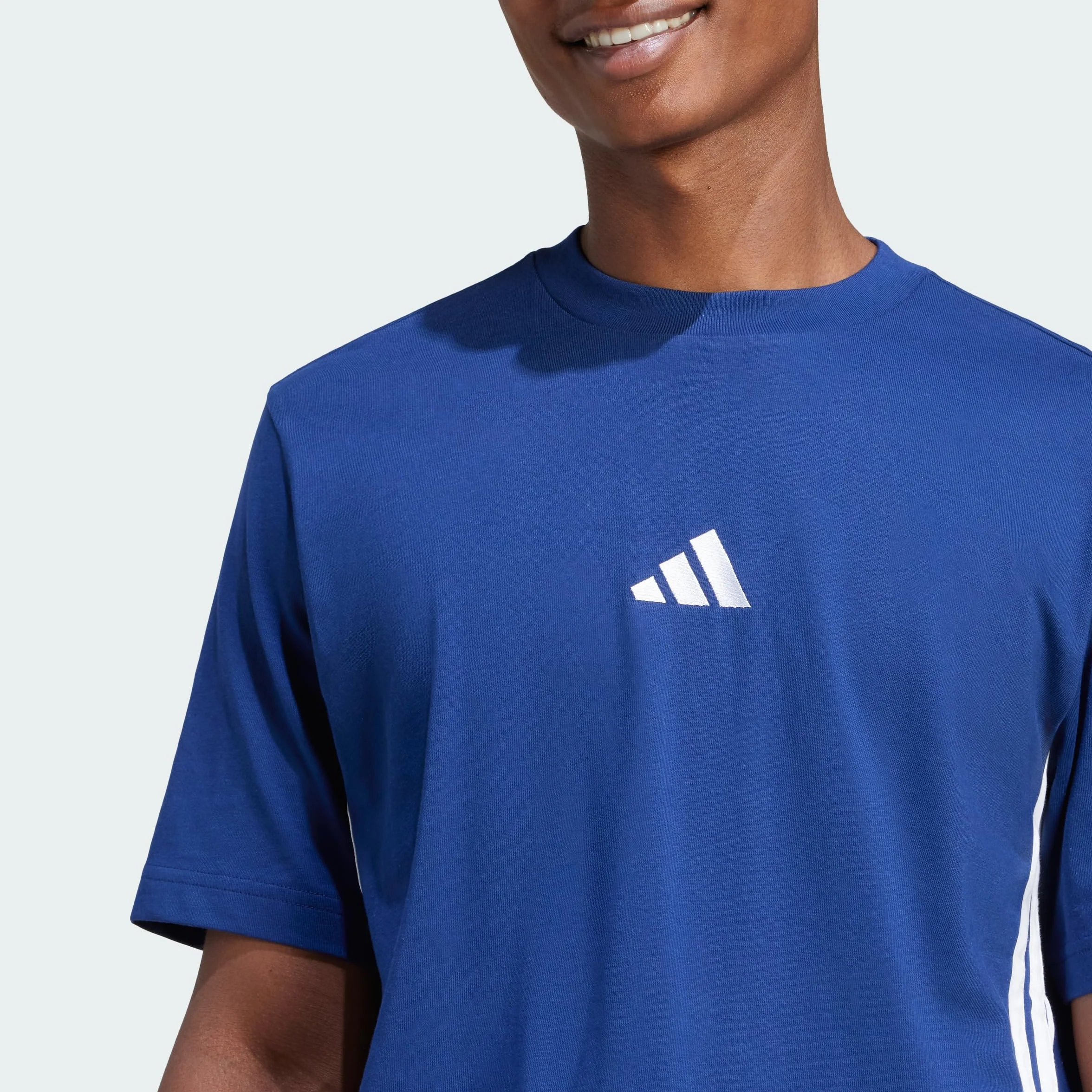 adidas Essentials 3-Stripes Single Jersey Men T-Shirt
