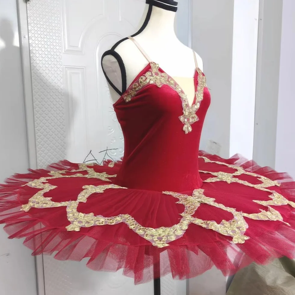 Abito Balletto con Paillettes e Tutù, Costume Danza per Adulti, Spettacolo