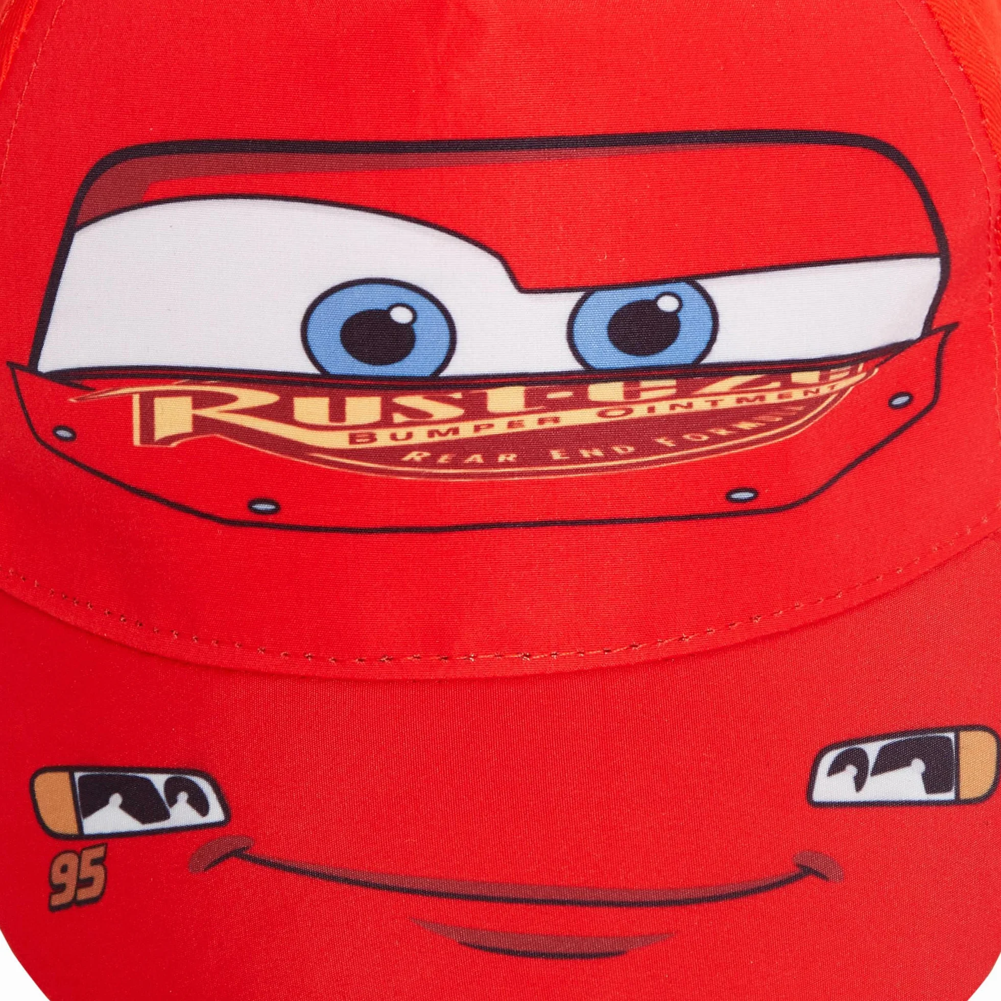 Disney Cars Cappellino da baseball Saetta McQueen per bambini visiera regolabile