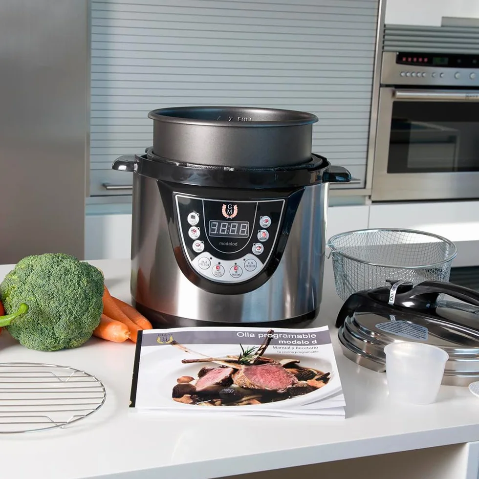 Cecotec Pentola Elettrica Programmabile 6L 1000W 9 Menu 2 Pressioni 60KPa GM Core