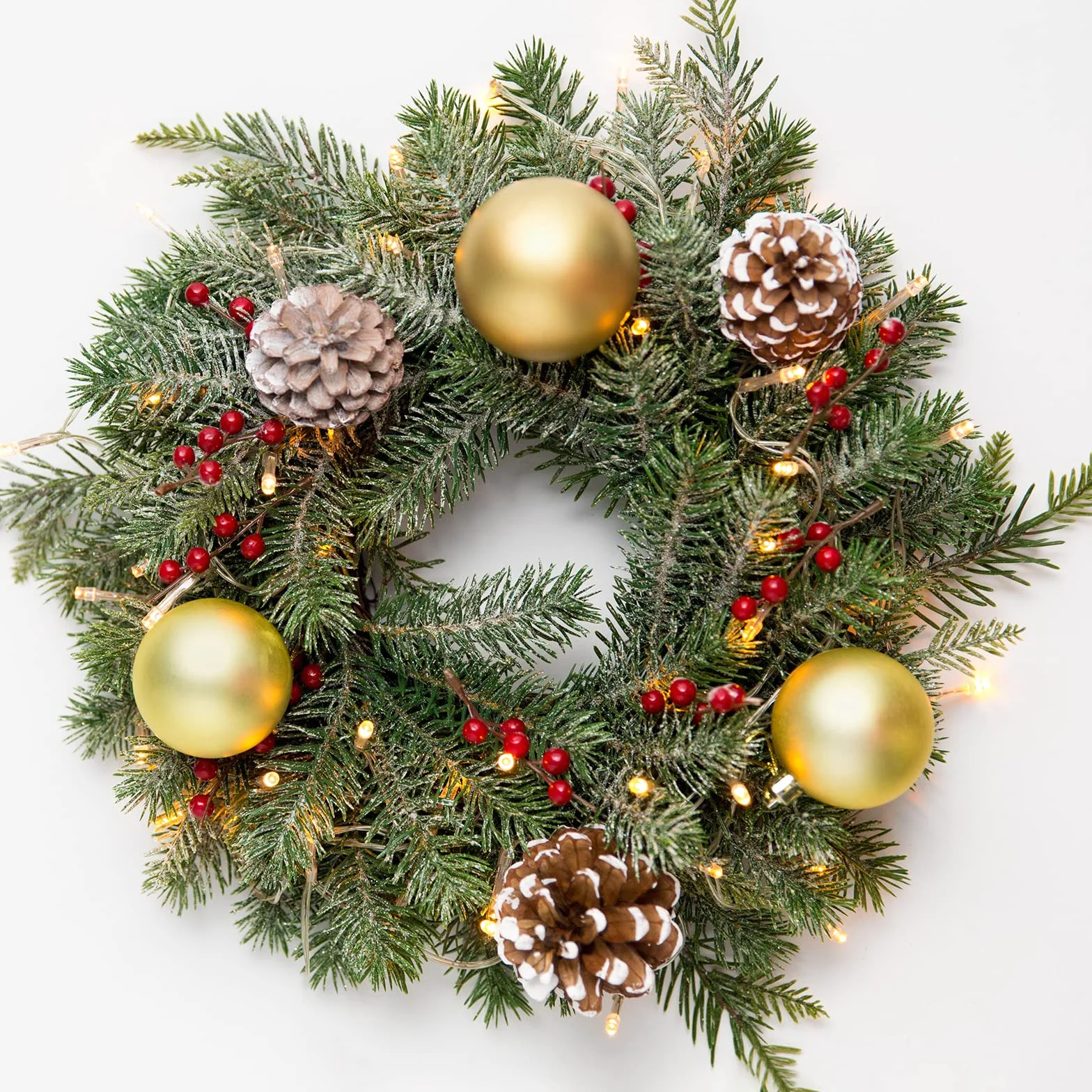 150 PCS Mini 10 mm Artificiale Bacche di Agrifoglio Decorazioni Albero di Natale Fai da Te