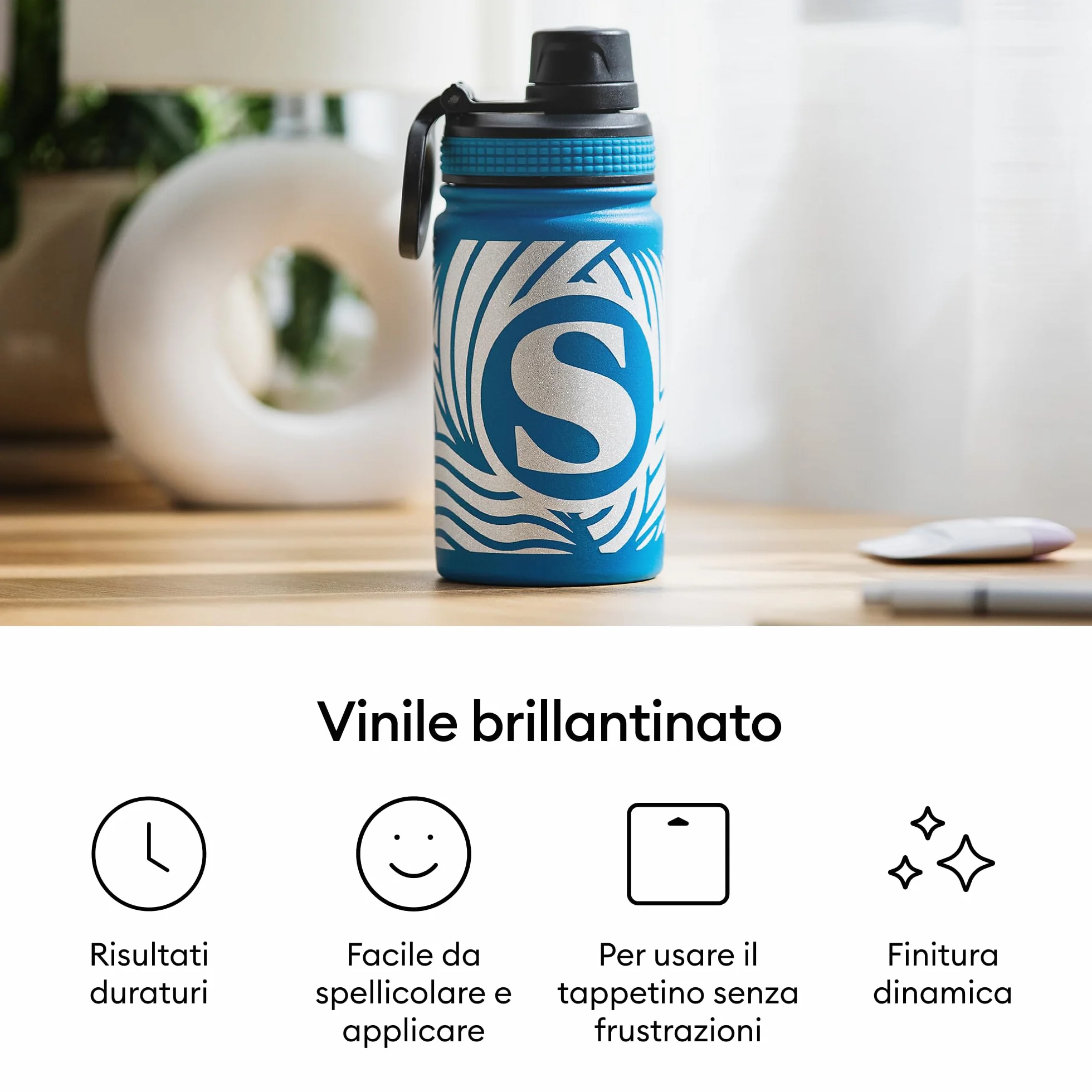 Cricut Vinile Shimmer 30x120cm Argento