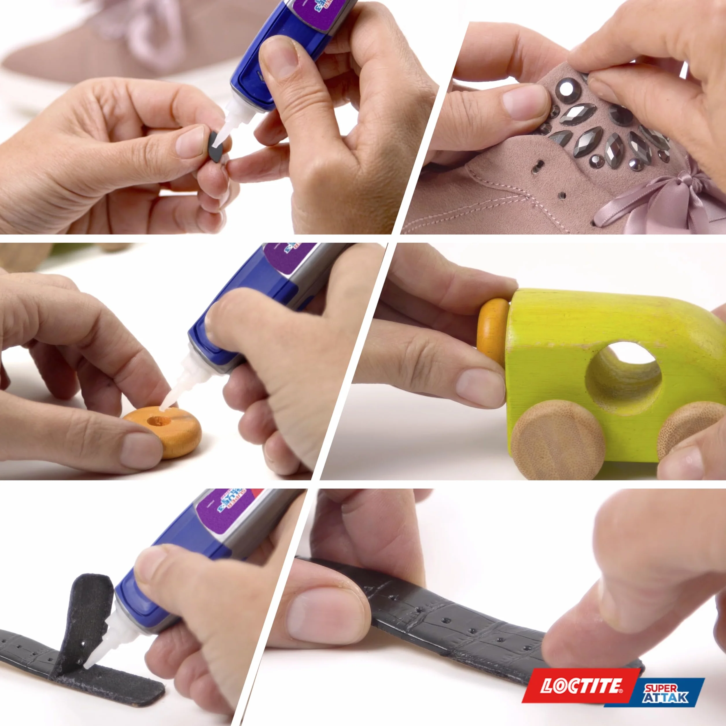 Loctite Super Attak Creative, Colla liquida trasparente con applicatore a penna, Colla attaccatutto forte per applicazioni facili e precise, Adesivo per legno, gomma, metallo, pelle, 1x3g