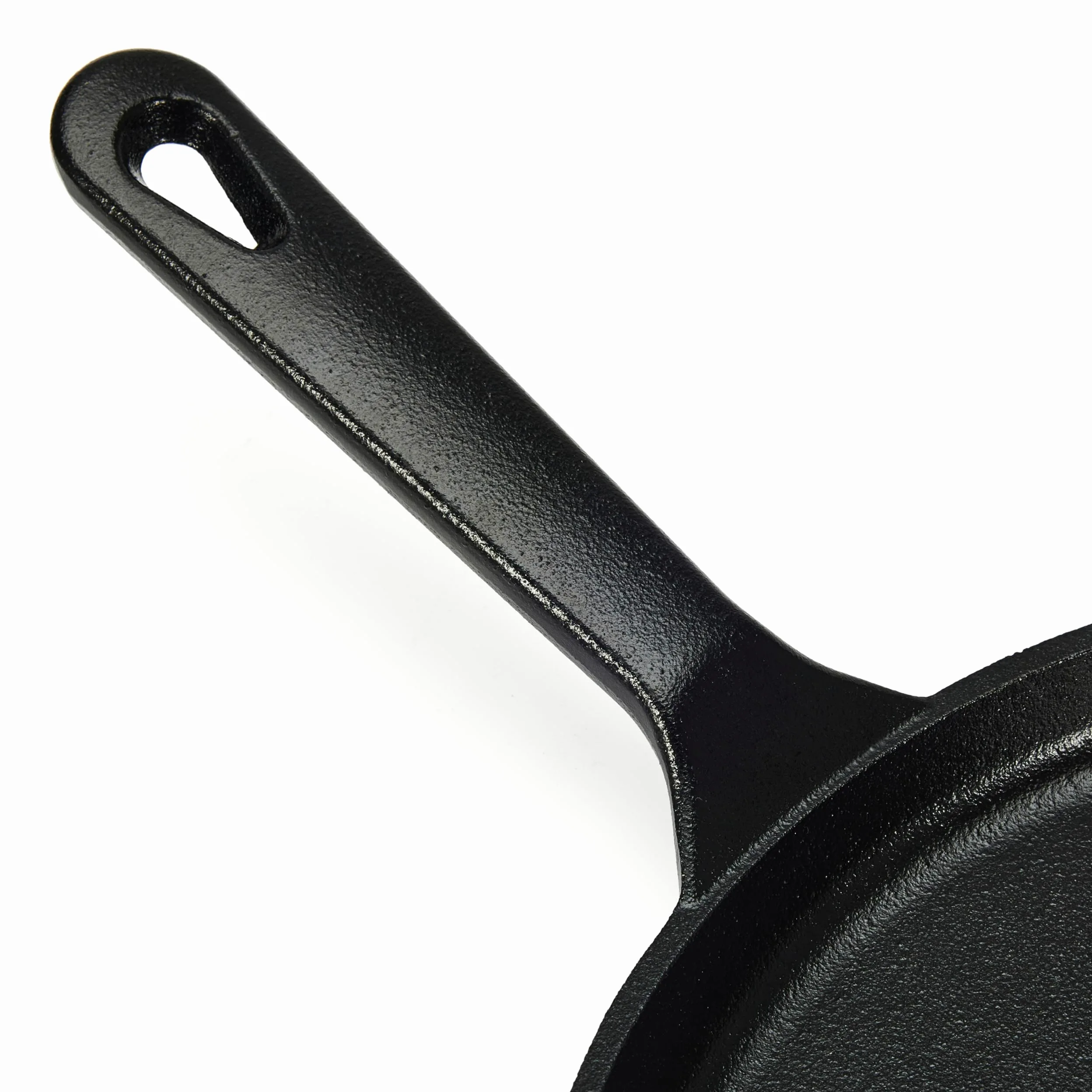 Amazon Basics - Rotonda Piastra tonda in ghisa pretrattata, da 26,67 cm, Nero
