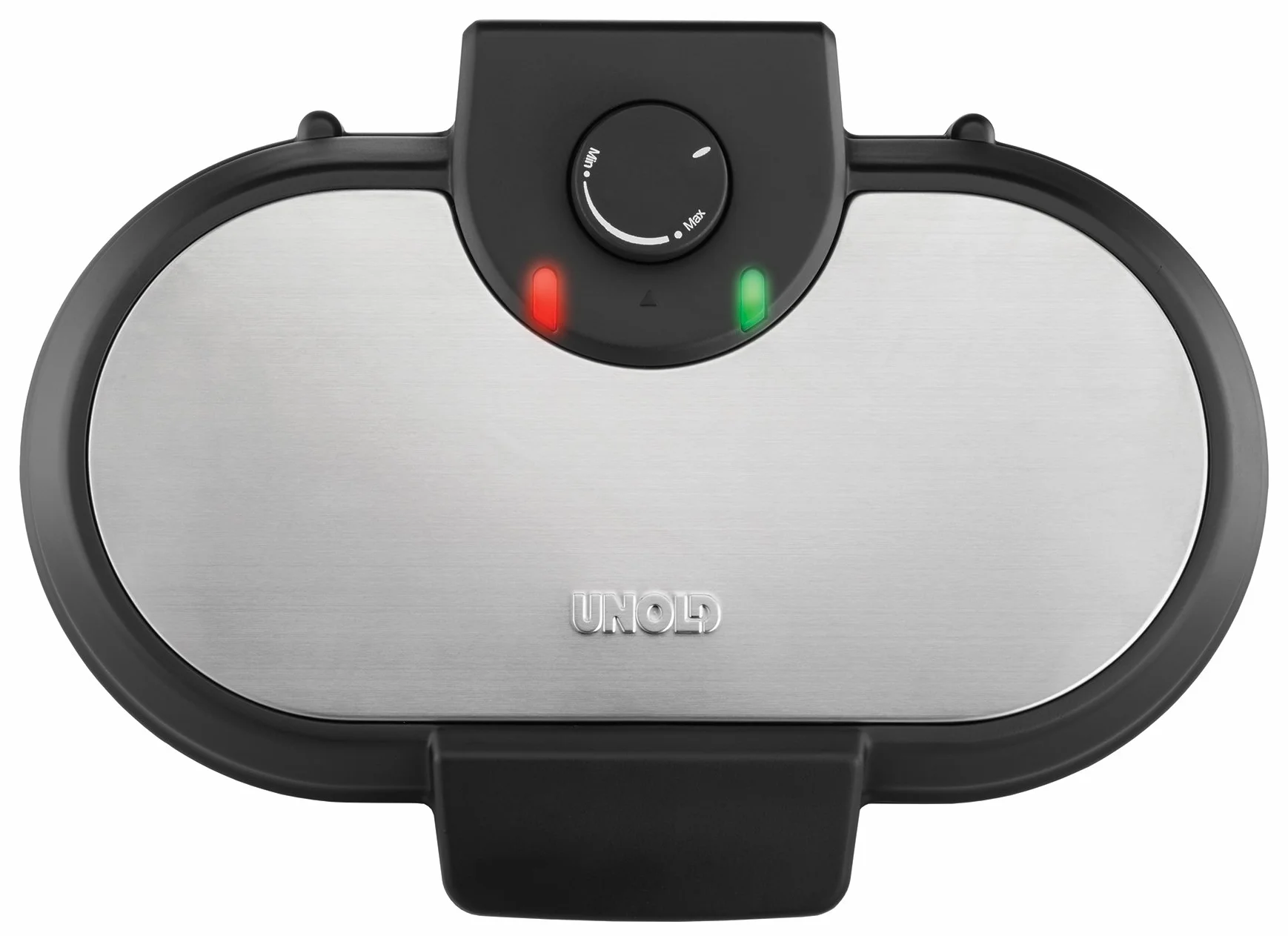 Unold Maker doppio per pancake americano 1000 Watt acciaio inox nero antiaderente