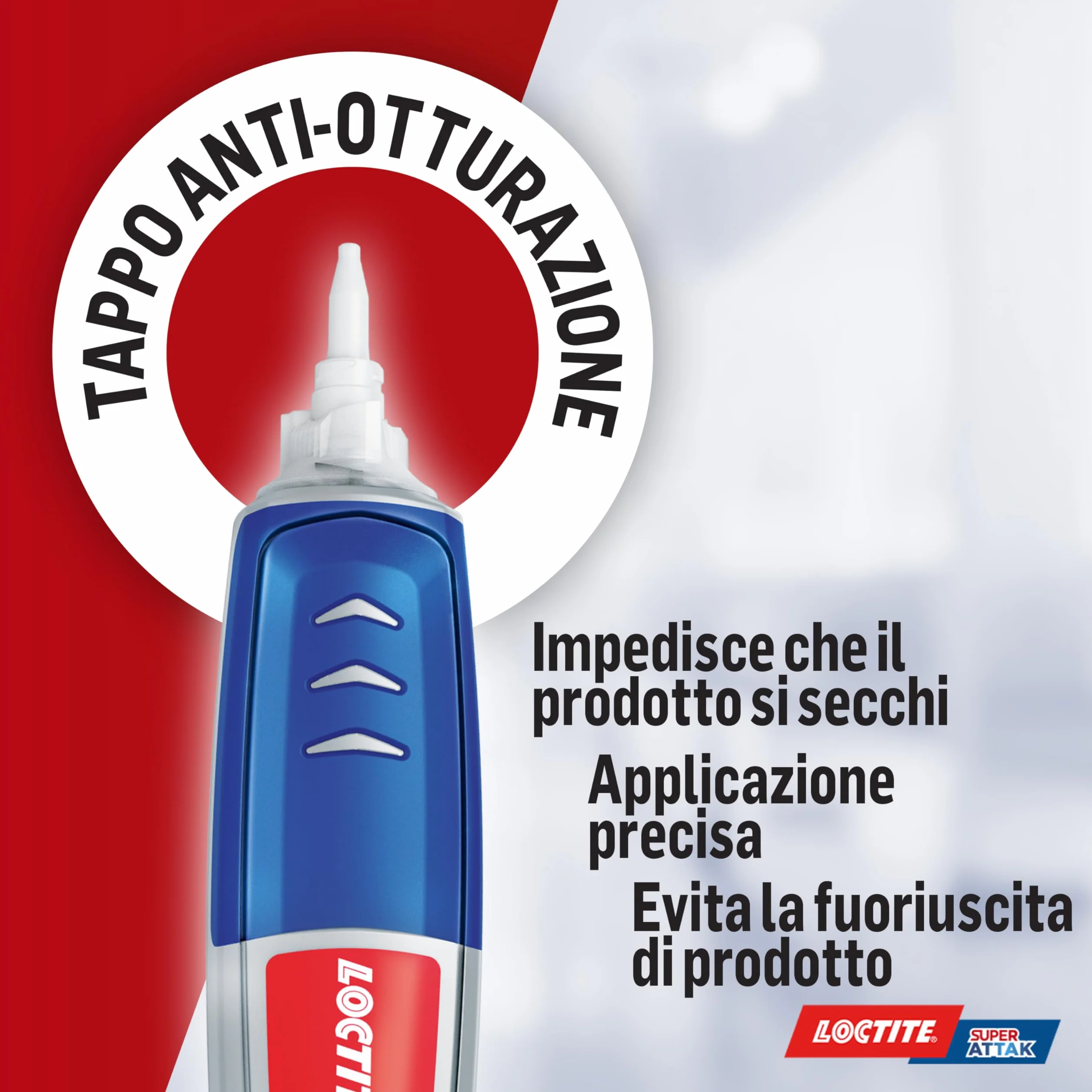 Loctite Super Attak Creative, Colla liquida trasparente con applicatore a penna, Colla attaccatutto forte per applicazioni facili e precise, Adesivo per legno, gomma, metallo, pelle, 1x3g