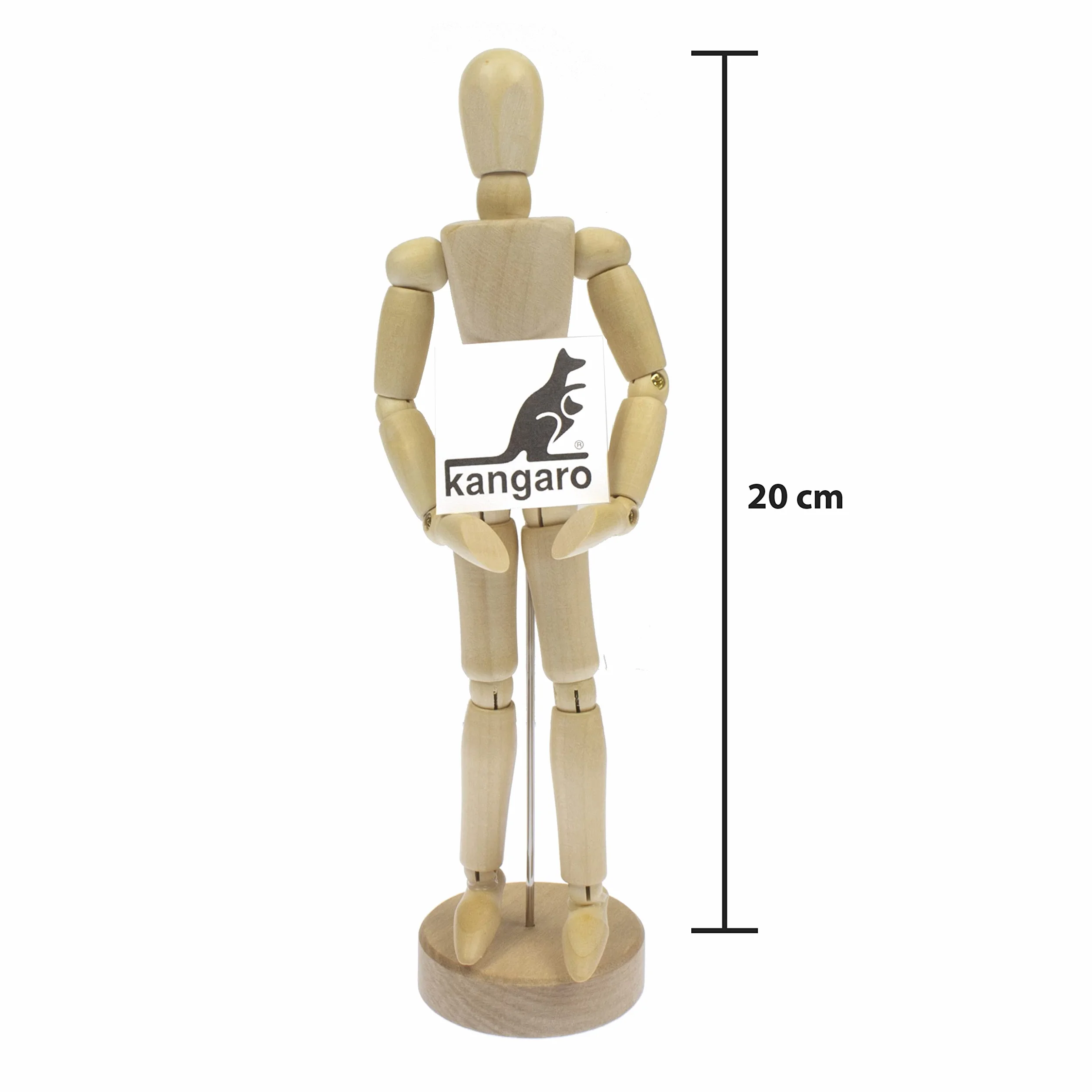 Kangaro K-830301 Manichino naturale 20 cm