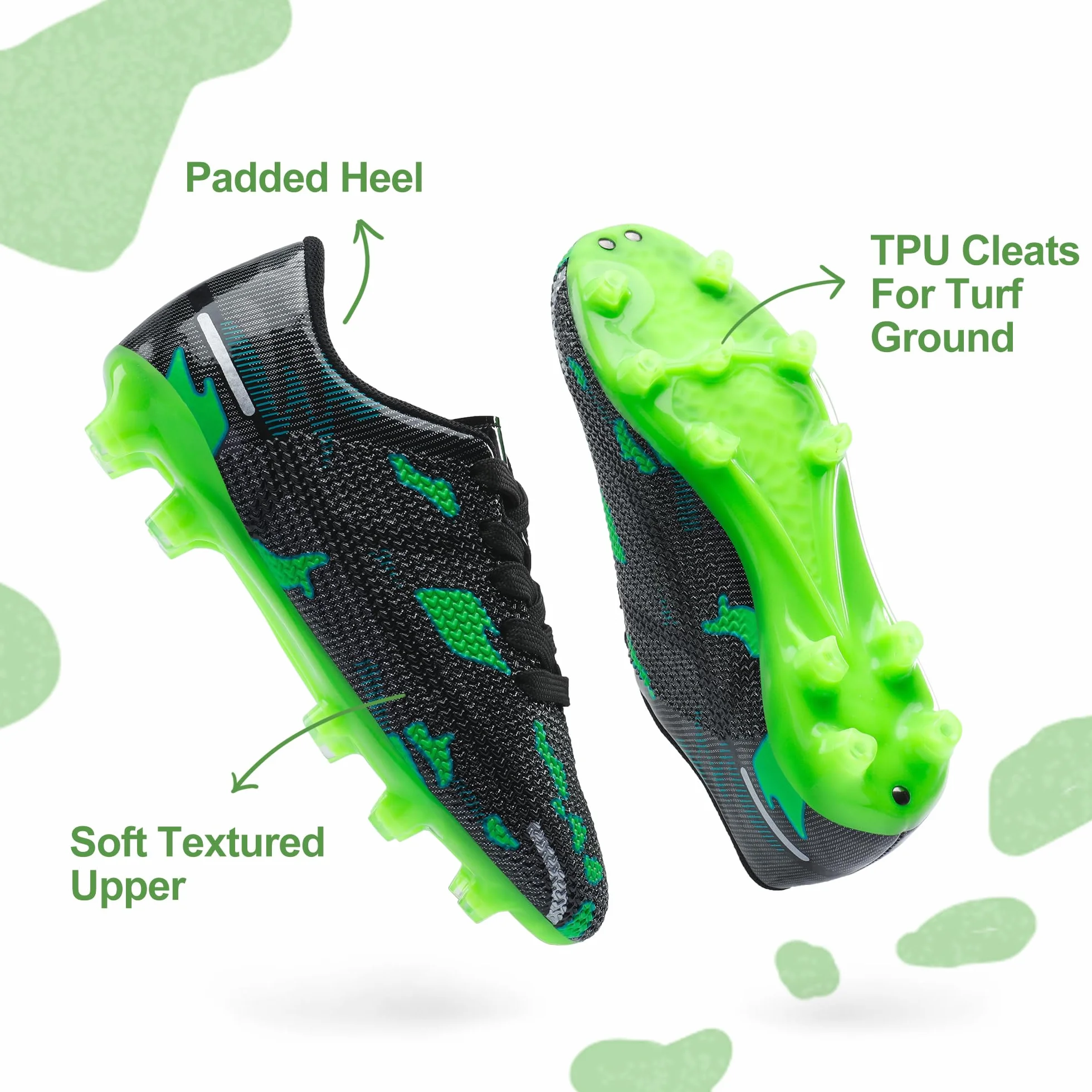DREAM PAIRS Ragazzi e Ragazze Scarpe da Calcio per Bambini Traspiranti Unisex attività all'Aria Aperta